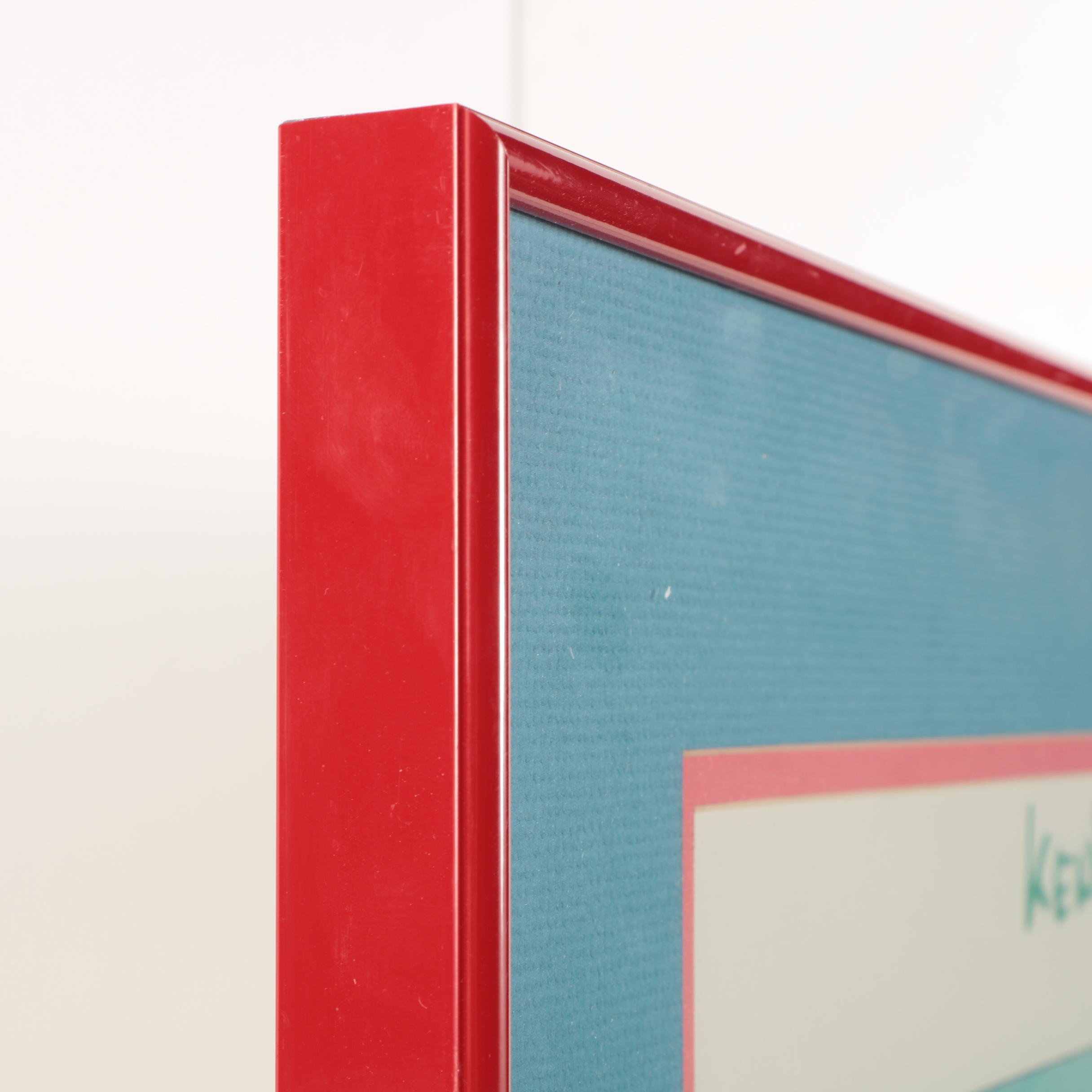 Peter Max Offset Lithograph Poster for the 1981 Kentucky Derby Festival