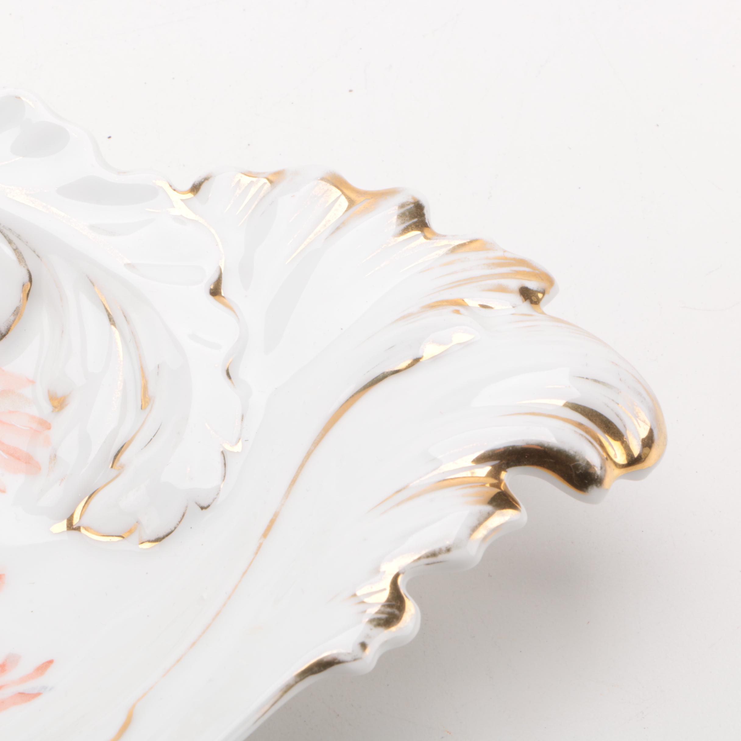 Antique C. Tielsch & Co. Porcelain Dish ca. 1900