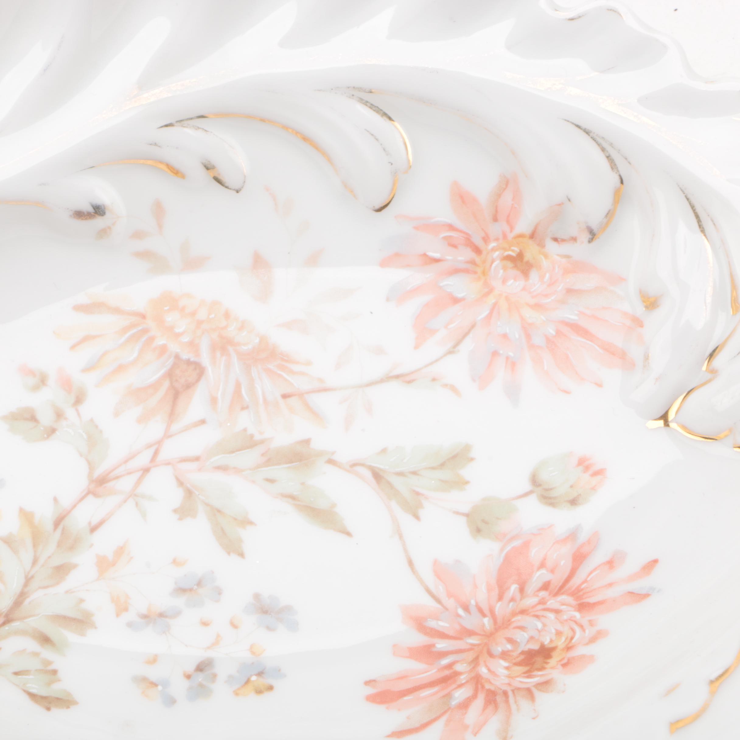 Antique C. Tielsch & Co. Porcelain Dish ca. 1900