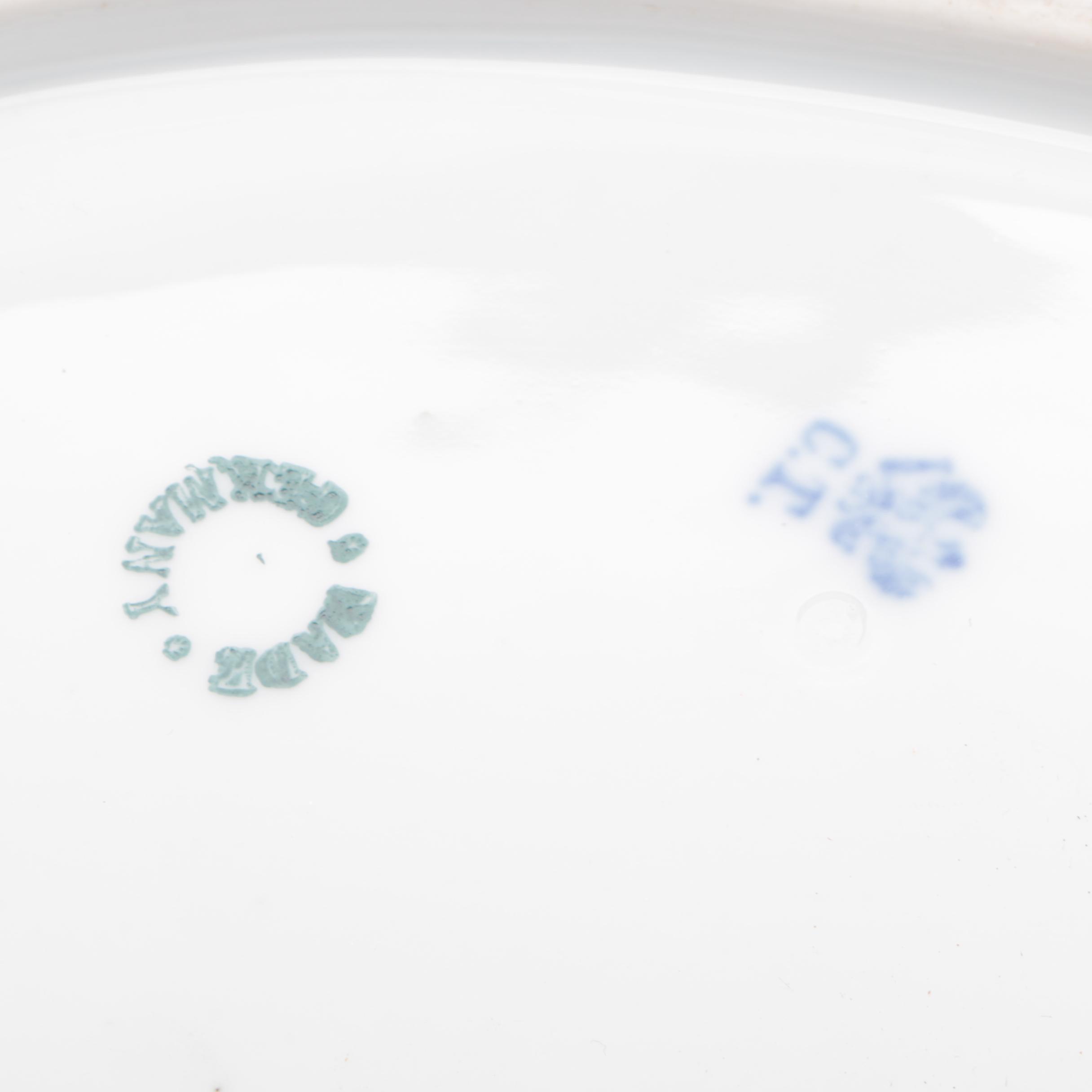 Antique C. Tielsch & Co. Porcelain Dish ca. 1900