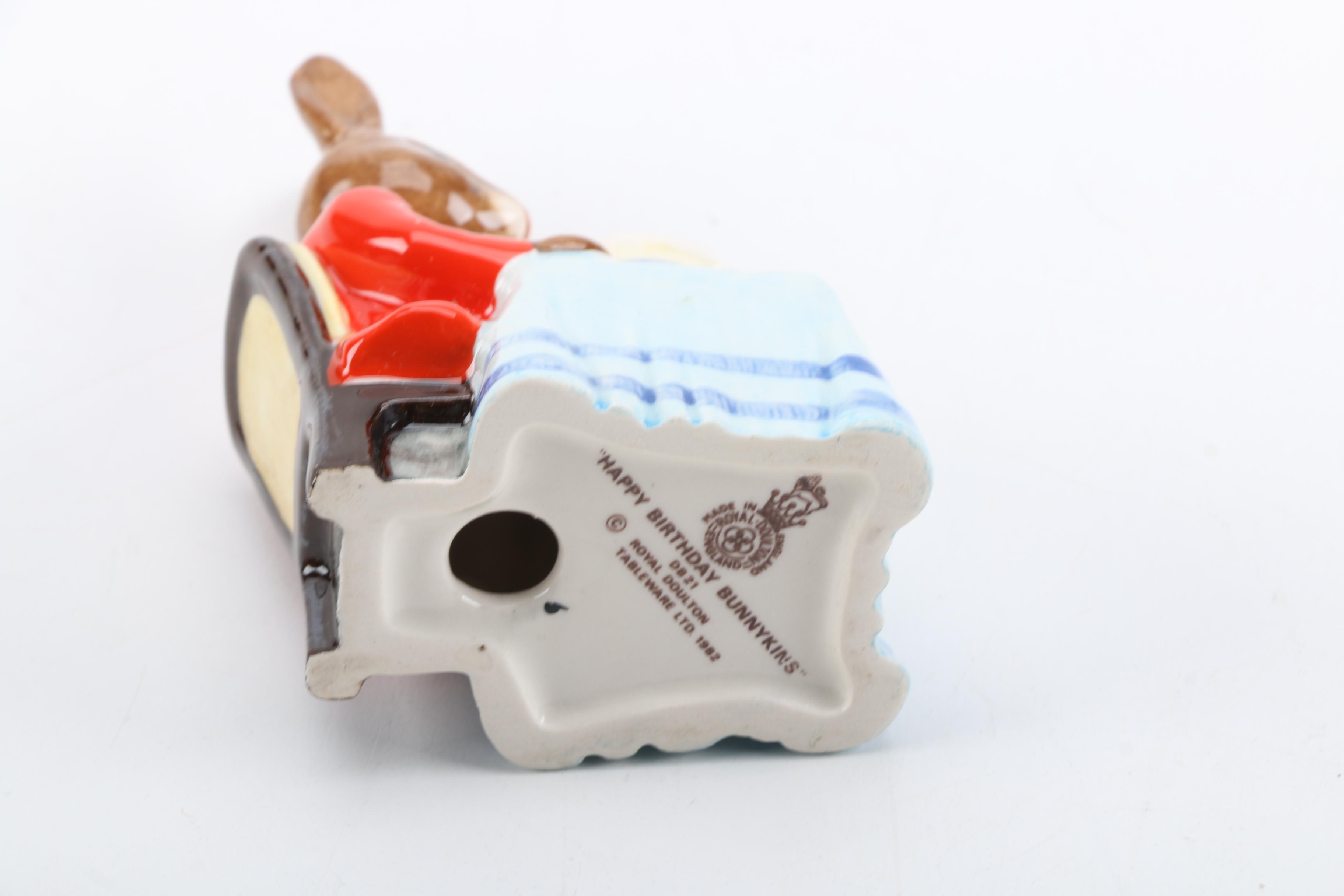 Vintage Royal Doulton "Happy Birthday Bunnykins" Figurine