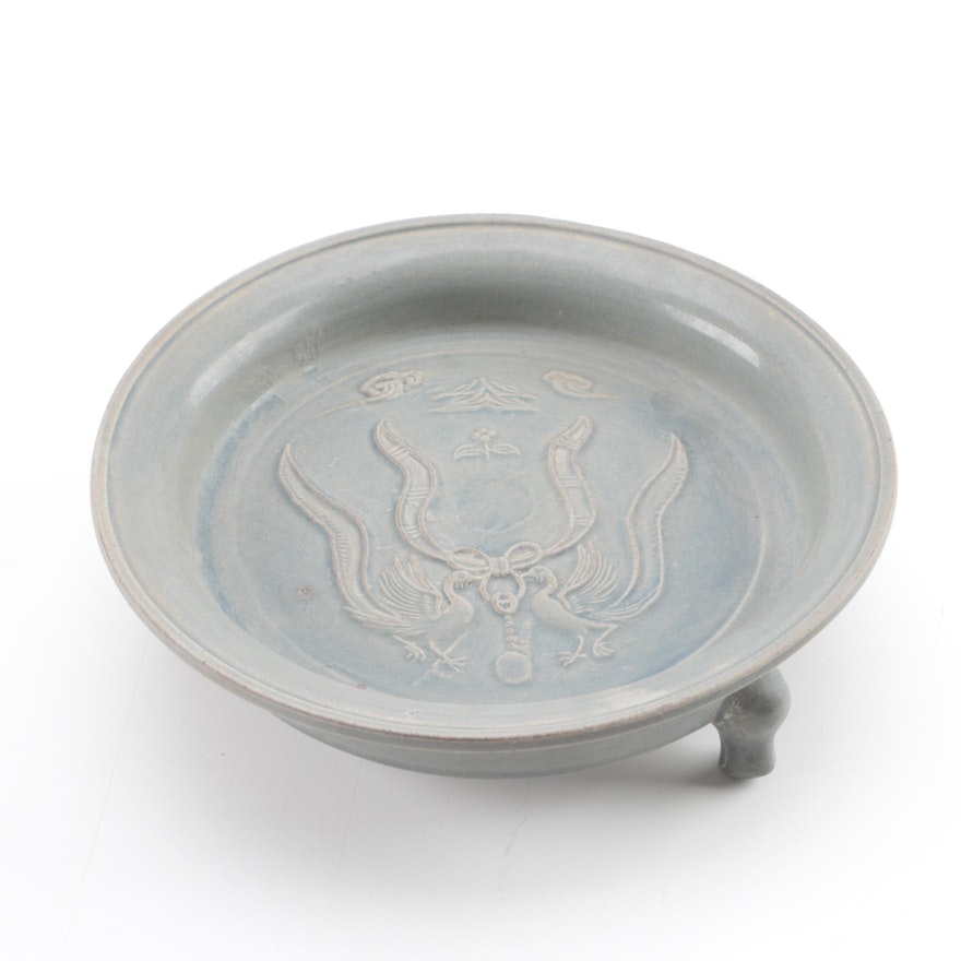 Chinese Celadon Ceramic Dish