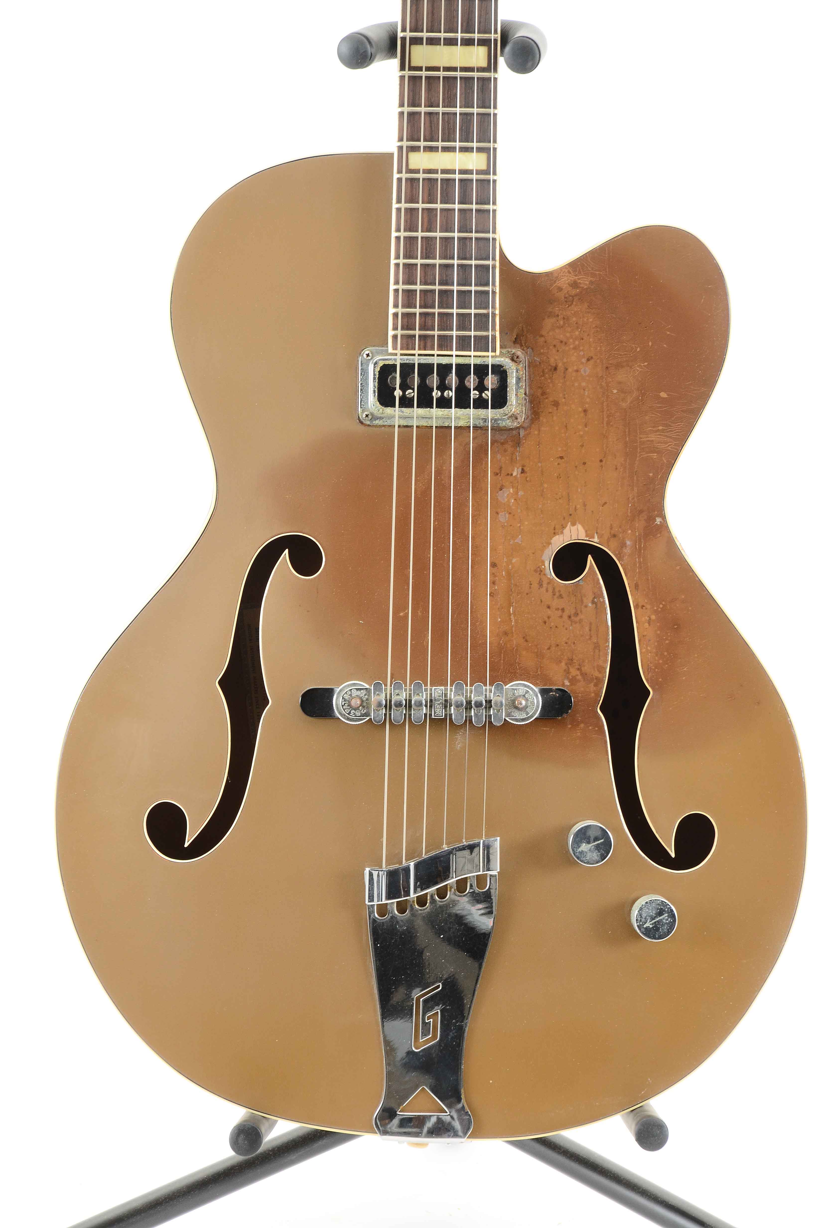 Circa 1956 Gretsch Electromatic "Streamliner" Hollowbody Guitar With Case