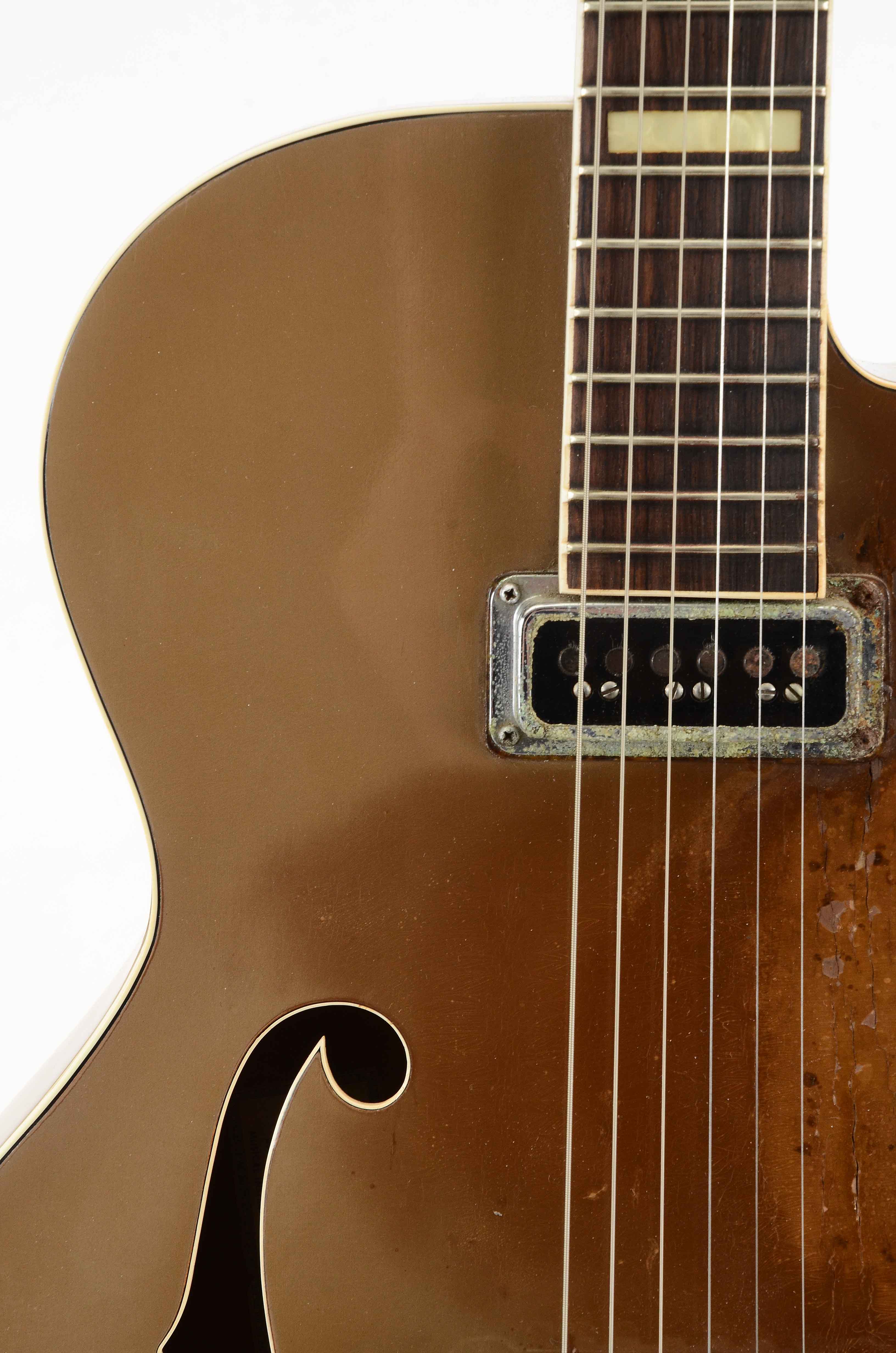 Circa 1956 Gretsch Electromatic "Streamliner" Hollowbody Guitar With Case