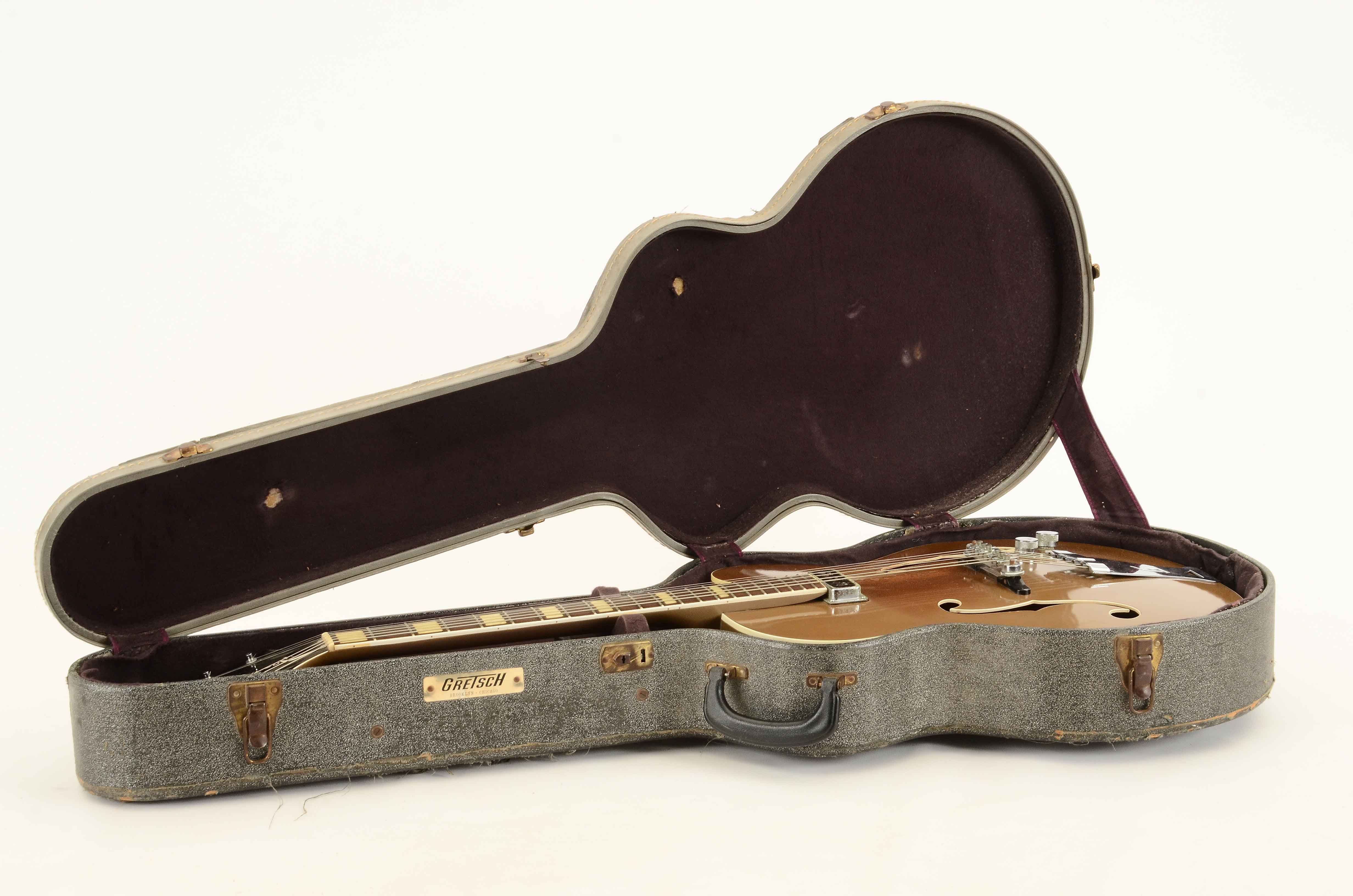 Circa 1956 Gretsch Electromatic "Streamliner" Hollowbody Guitar With Case