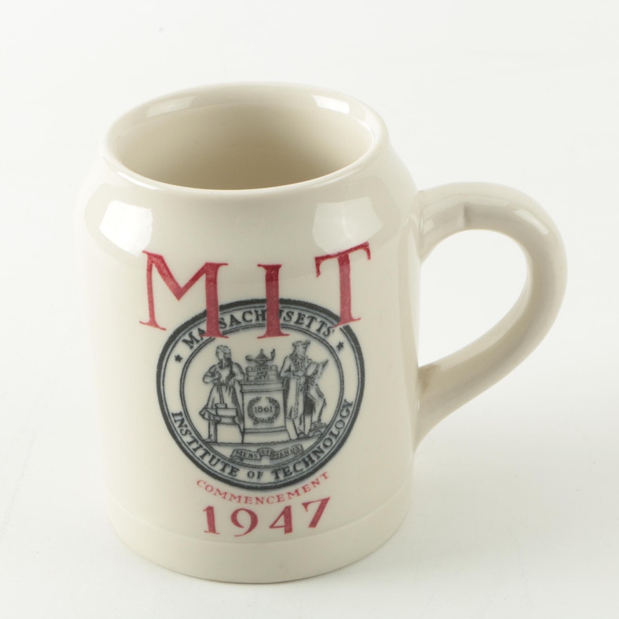 1947 MIT Commencement Mug
