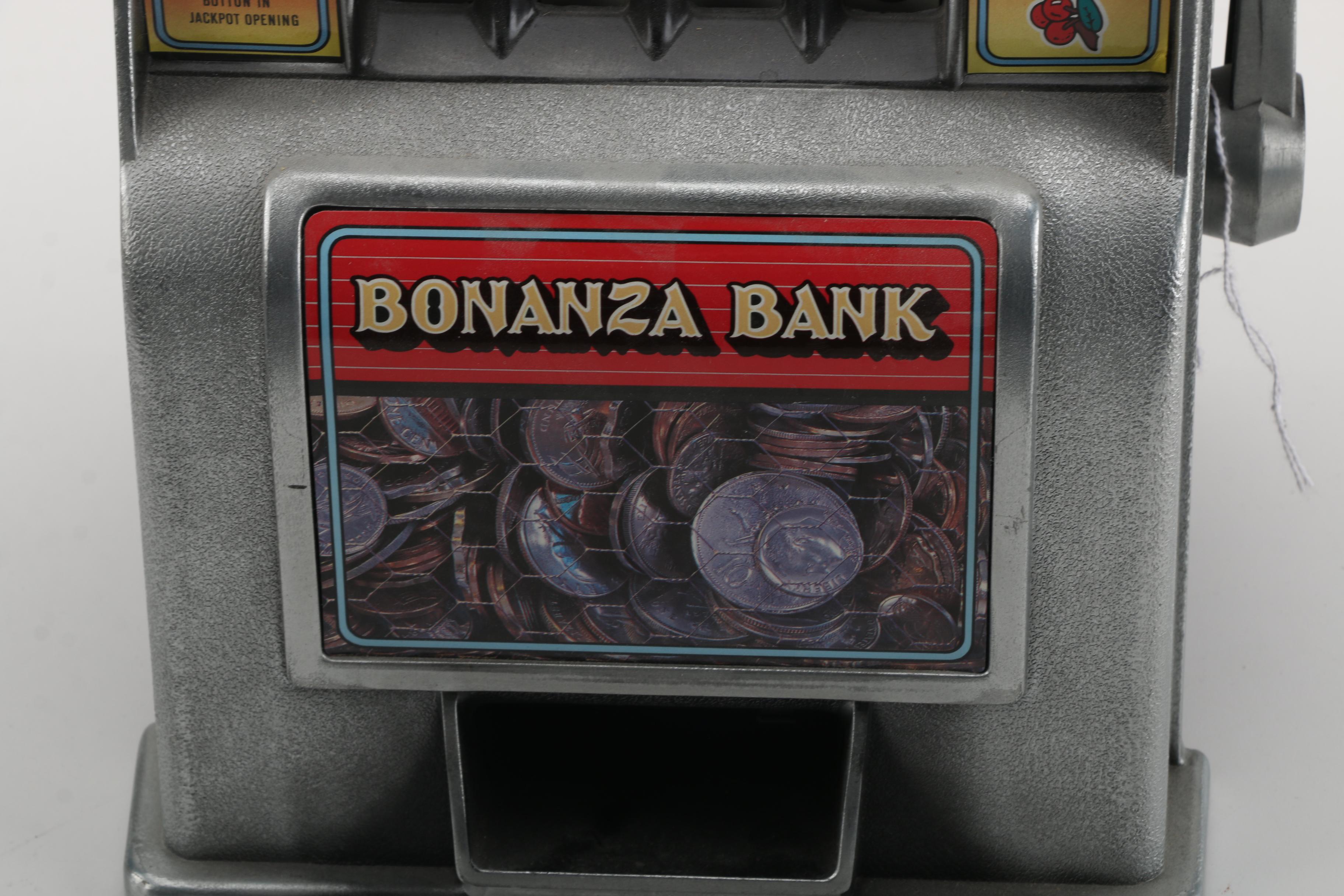 "Bonanza" Slot Machine Bank