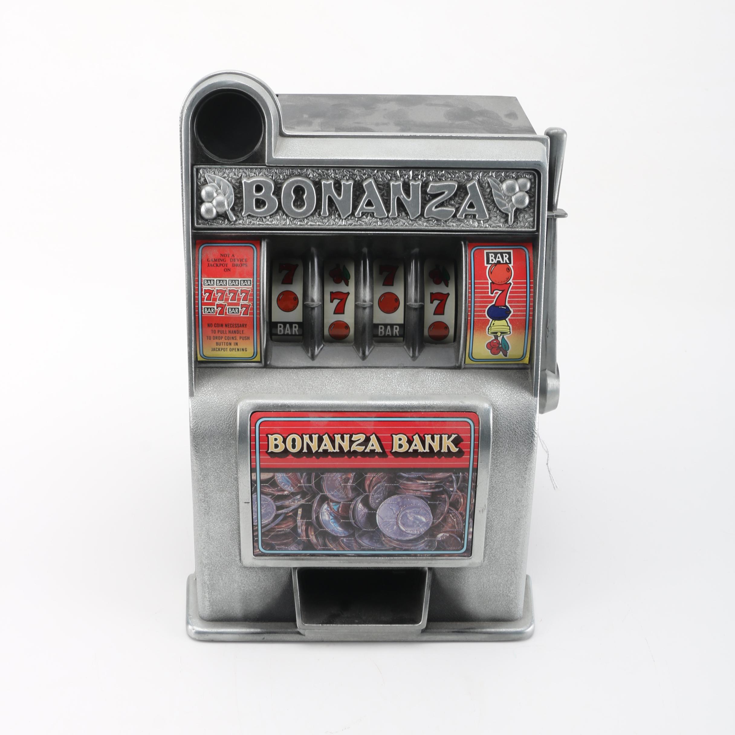 "Bonanza" Slot Machine Bank