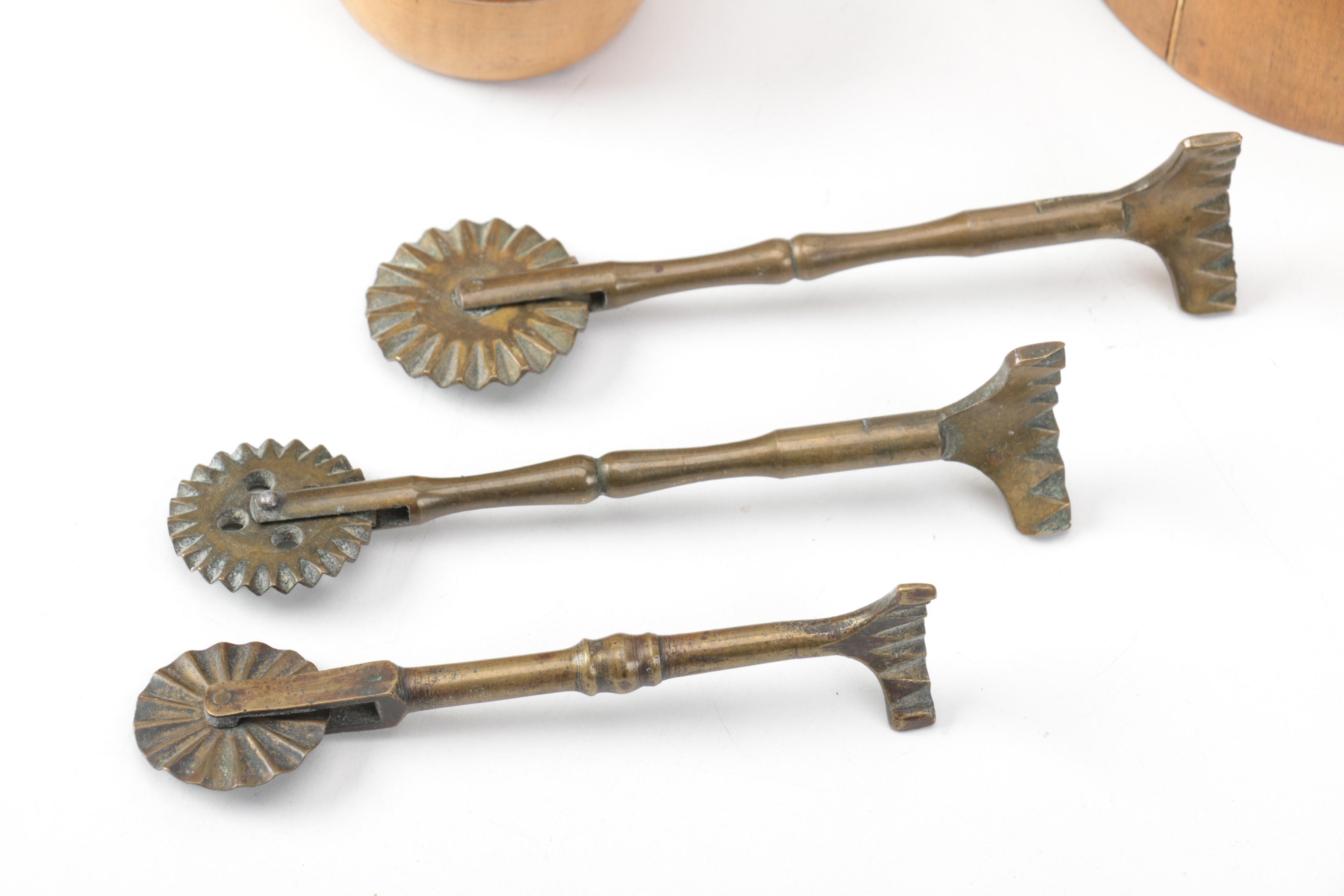 Vintage Wooden Butter and Cookie Molds