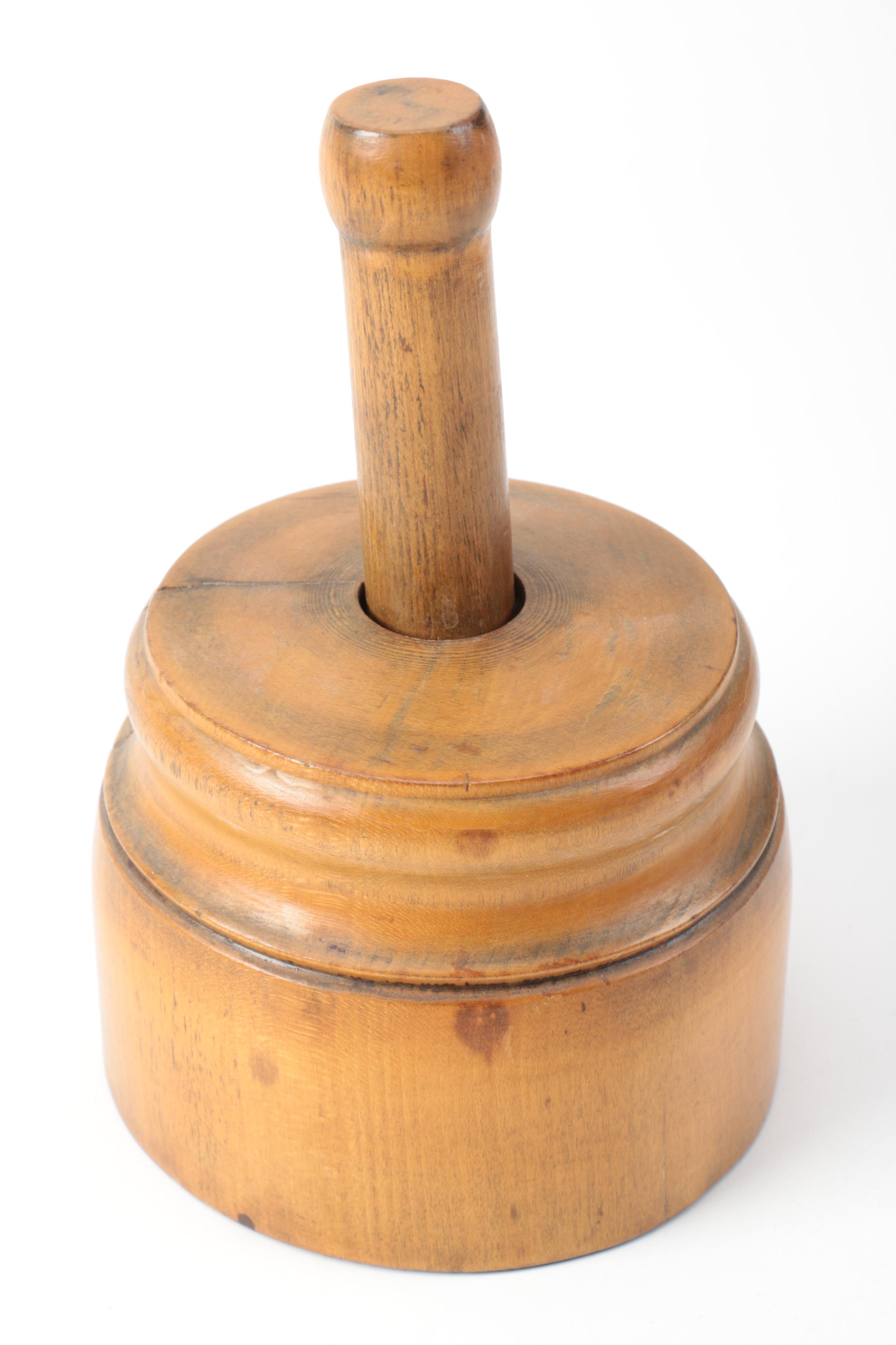 Vintage Wooden Butter and Cookie Molds