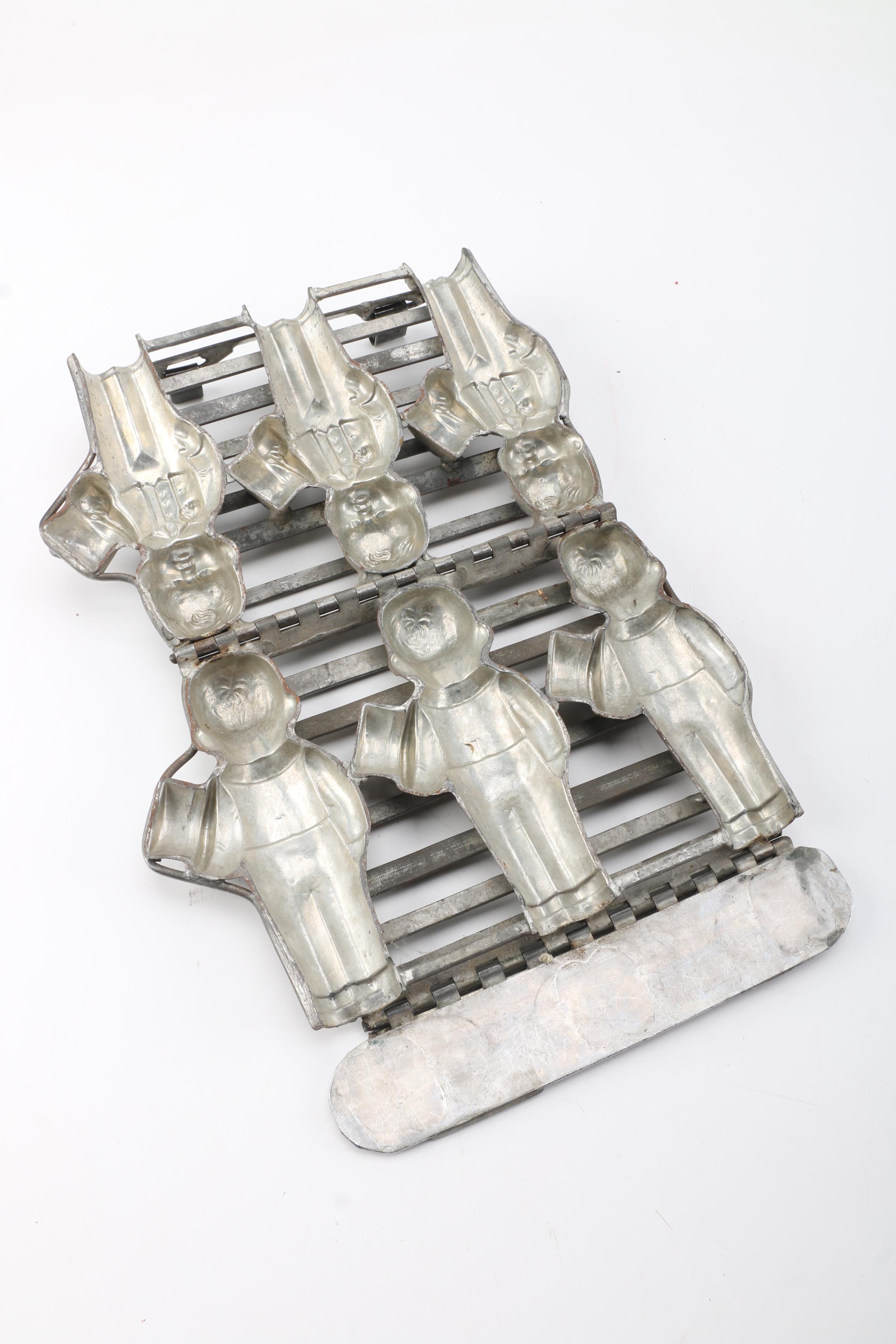 Vintage "Kewpies" Triple Folding Chocolate Mold