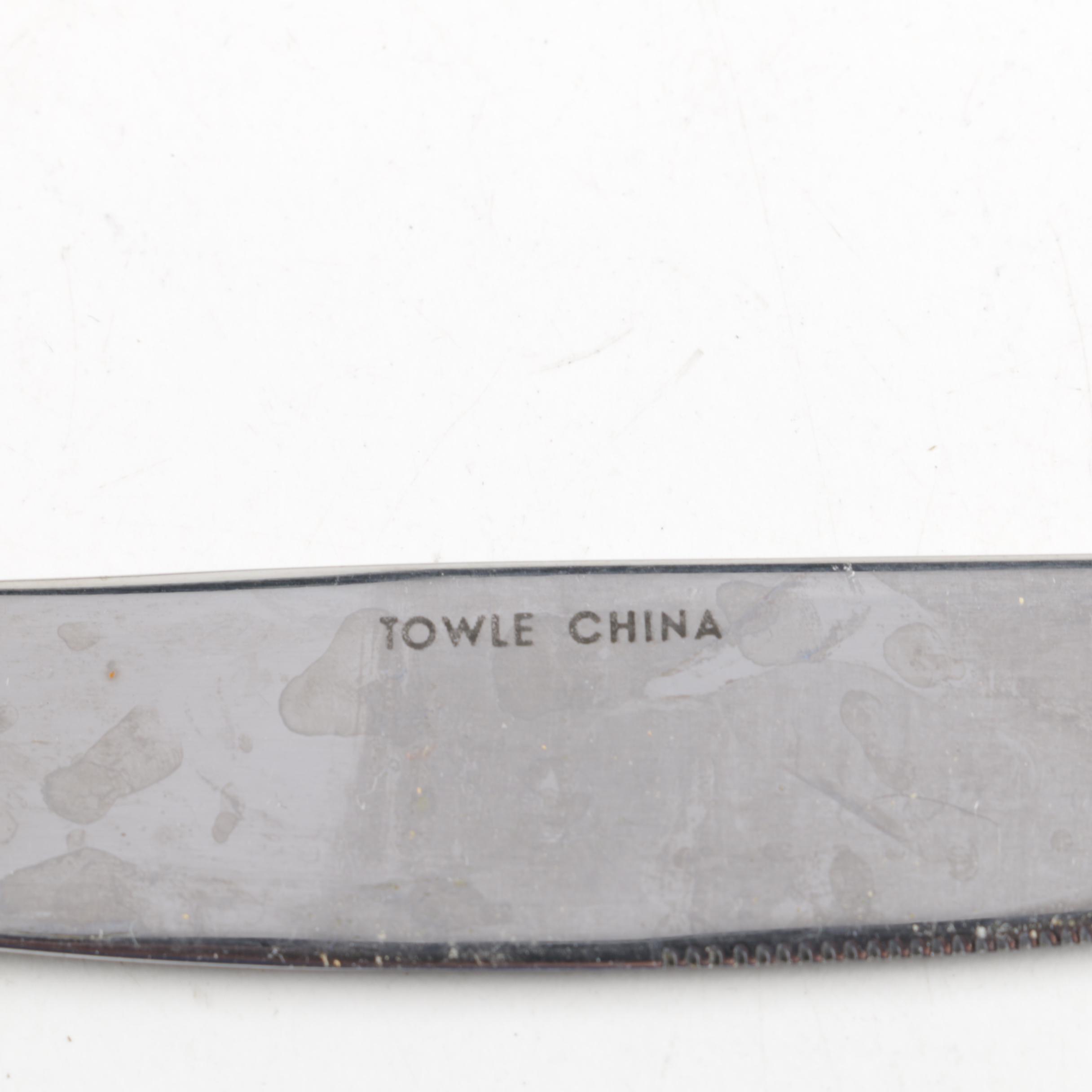 Reed & Barton "Affinity" and Towle "Classic Plume" Stainless Steel Flatware