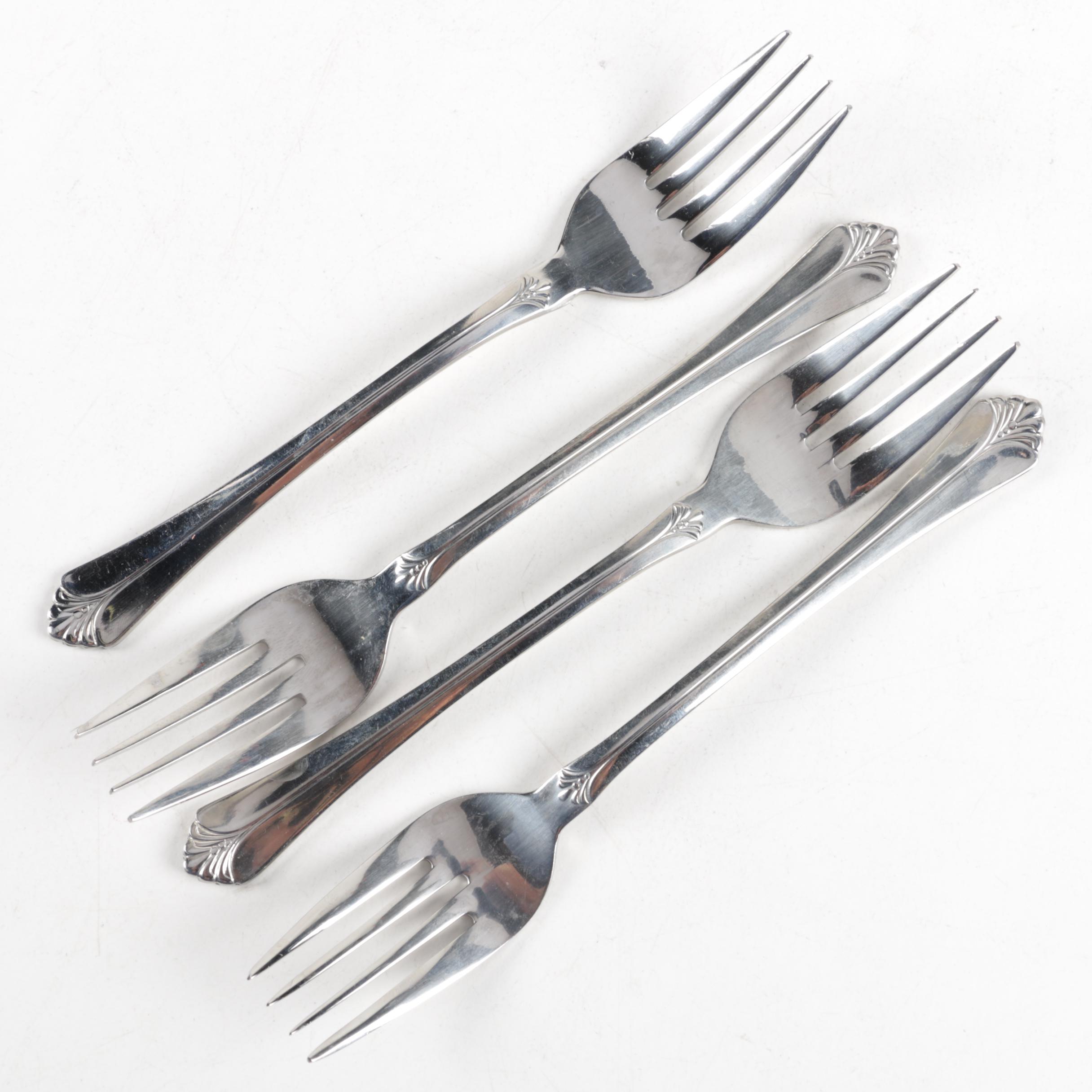 Reed & Barton "Affinity" and Towle "Classic Plume" Stainless Steel Flatware