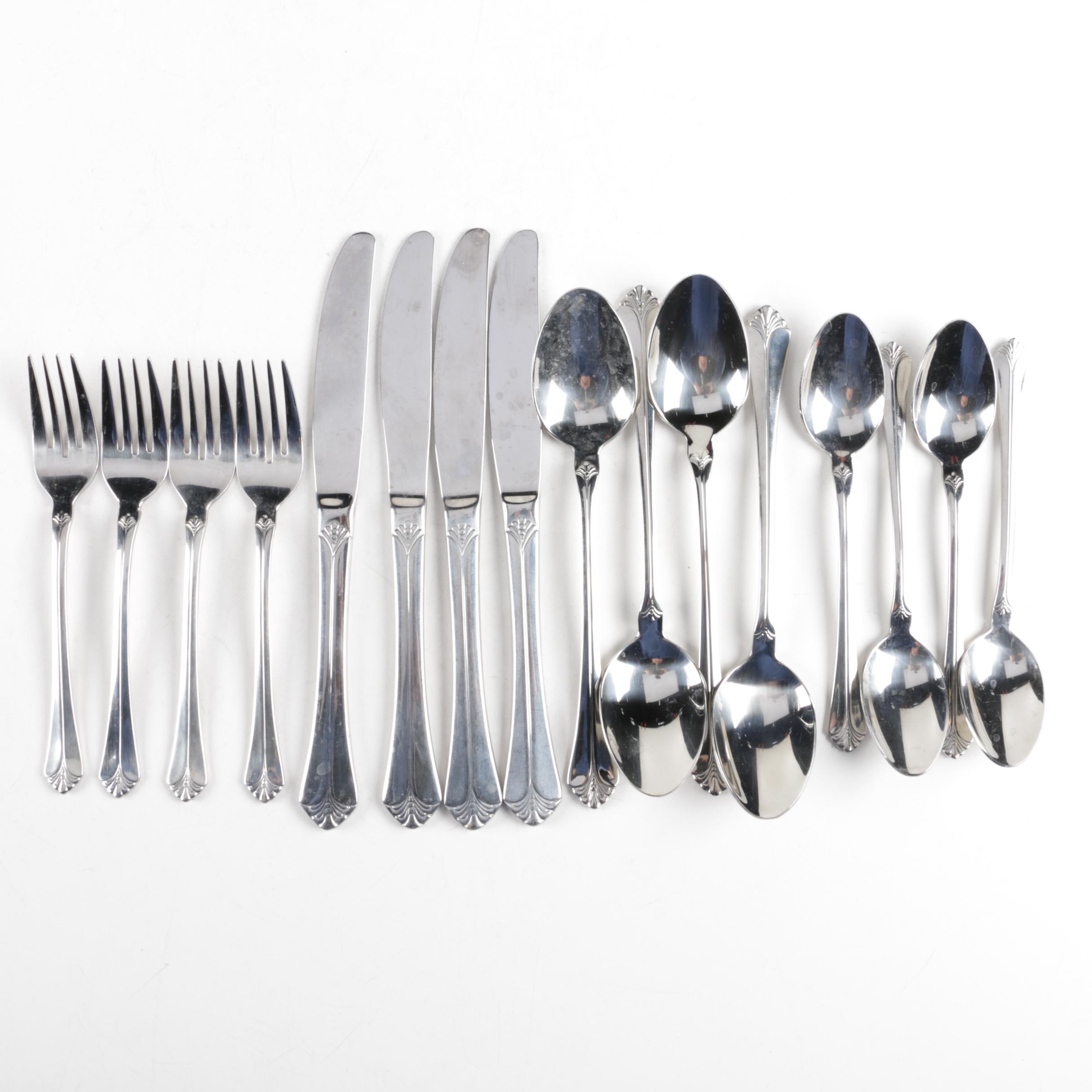 Reed & Barton "Affinity" and Towle "Classic Plume" Stainless Steel Flatware