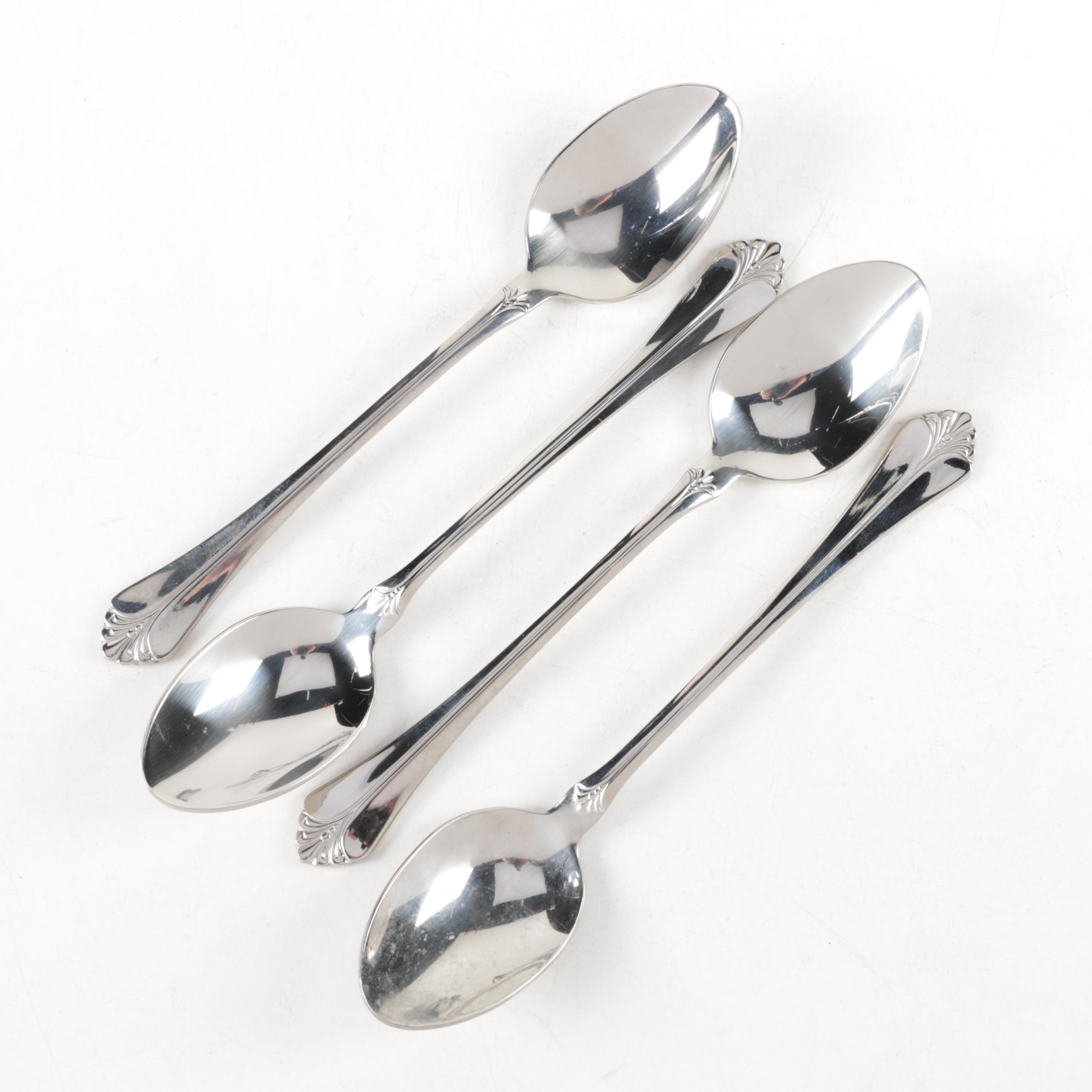 Reed & Barton "Affinity" and Towle "Classic Plume" Stainless Steel Flatware