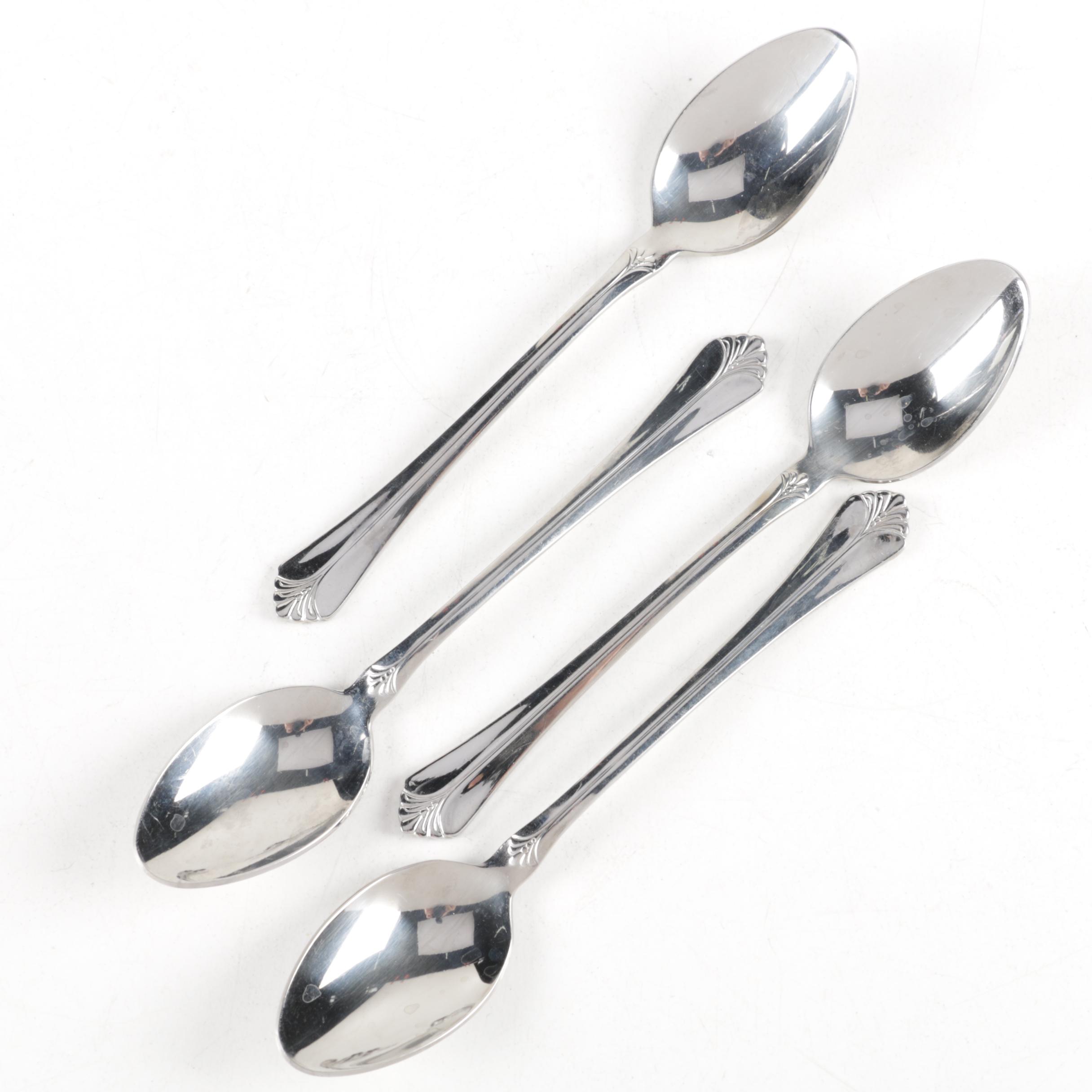 Reed & Barton "Affinity" and Towle "Classic Plume" Stainless Steel Flatware