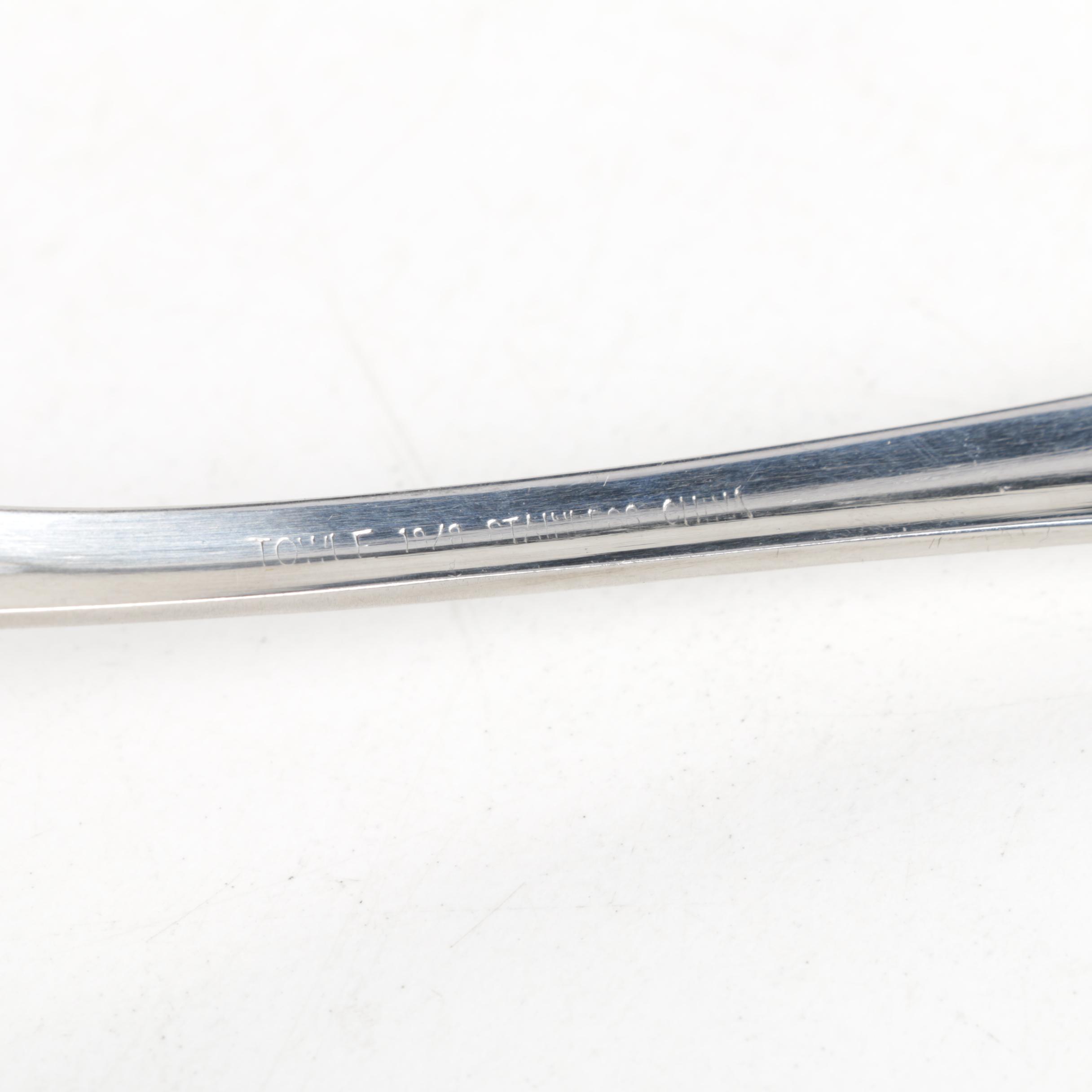 Reed & Barton "Affinity" and Towle "Classic Plume" Stainless Steel Flatware