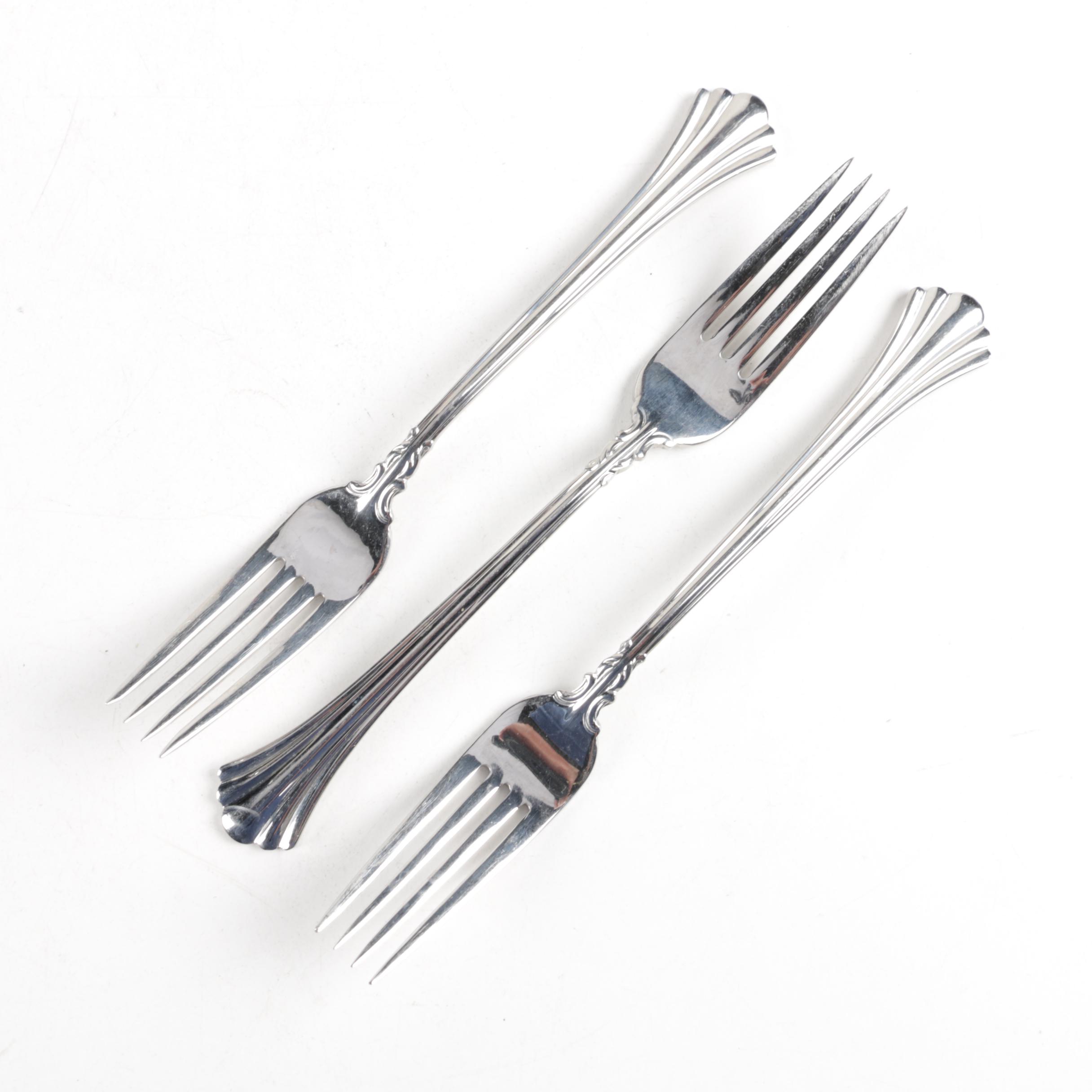 Reed & Barton "Affinity" and Towle "Classic Plume" Stainless Steel Flatware