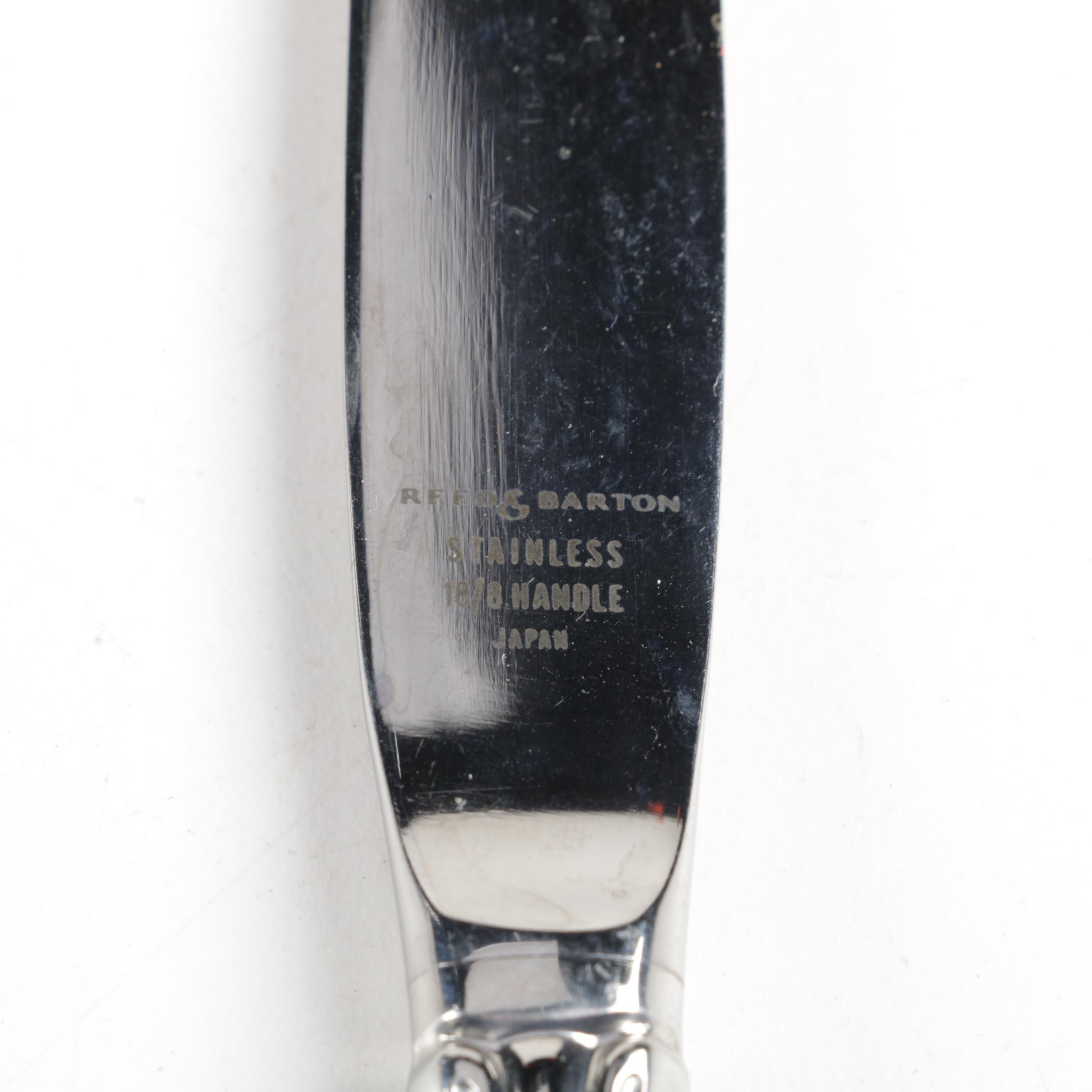 Reed & Barton "Affinity" and Towle "Classic Plume" Stainless Steel Flatware