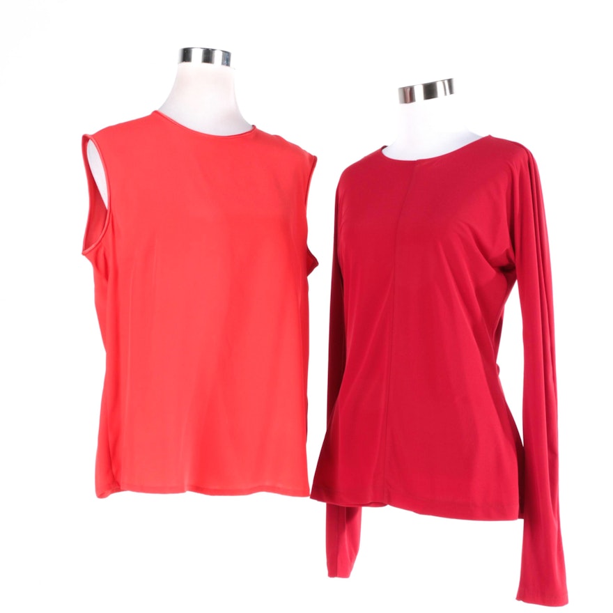 Escada Margaretha Ley and Norma Kamali Blouses