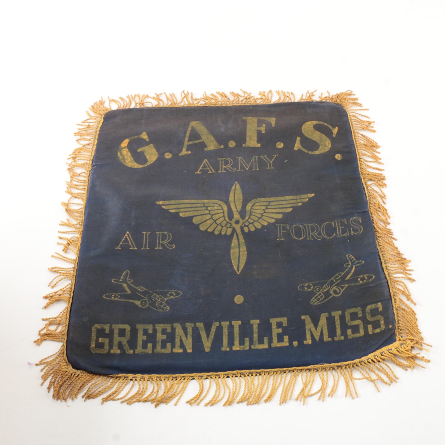 WWII G.A.F.S. Army Air Forces Pillow Cover