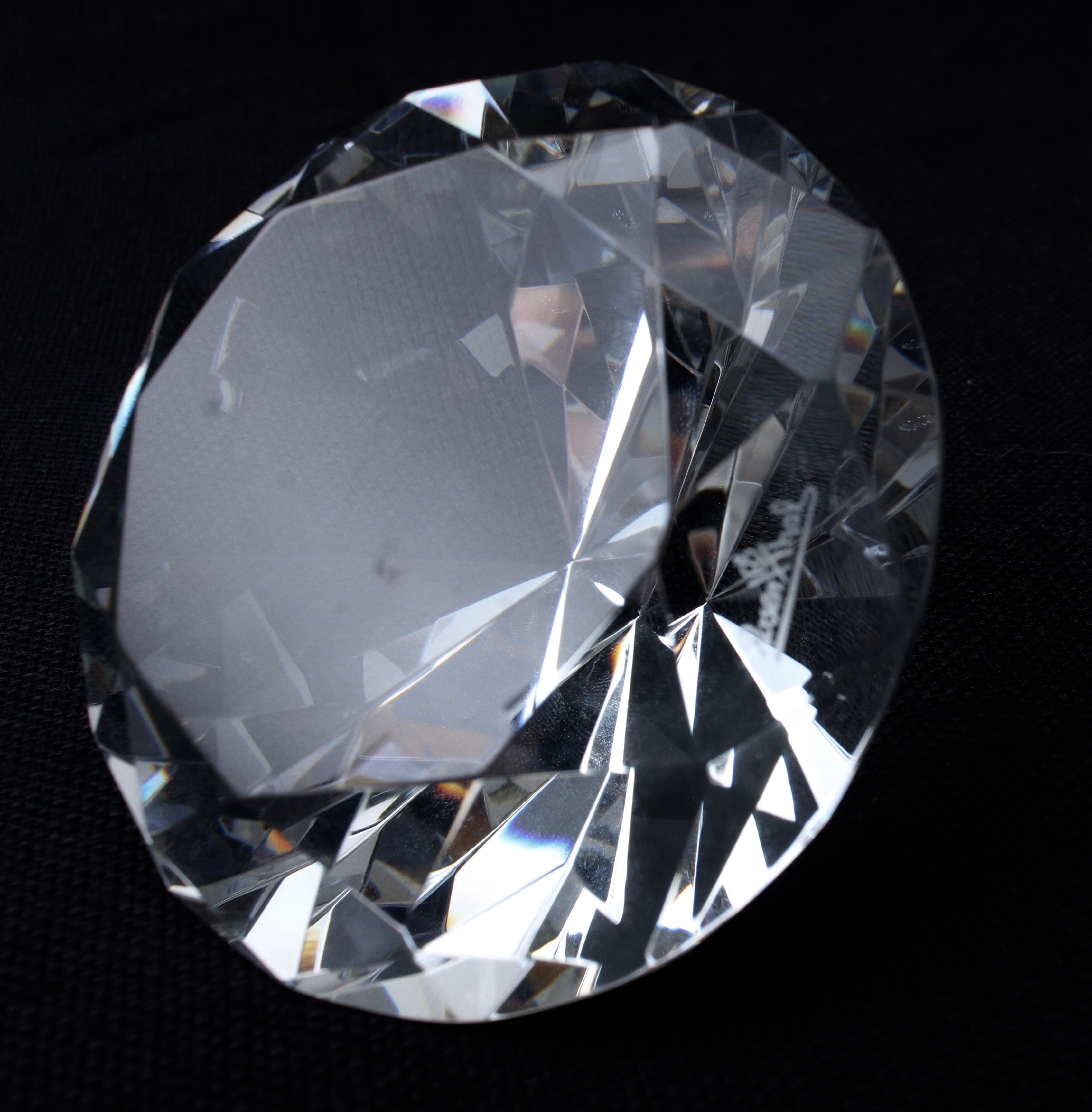 Rosenthal Crystal Paperweight and Votives