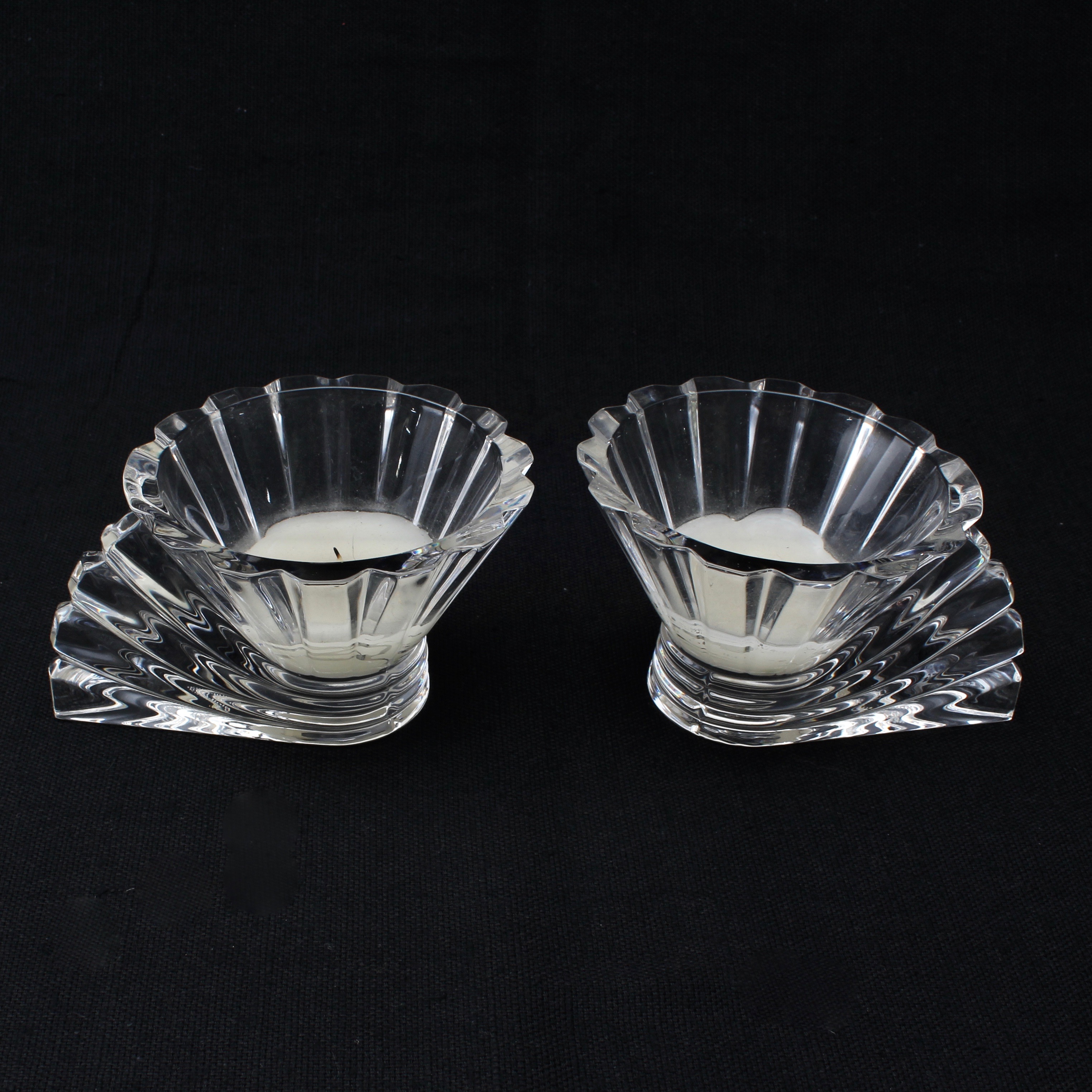 Rosenthal Crystal Paperweight and Votives