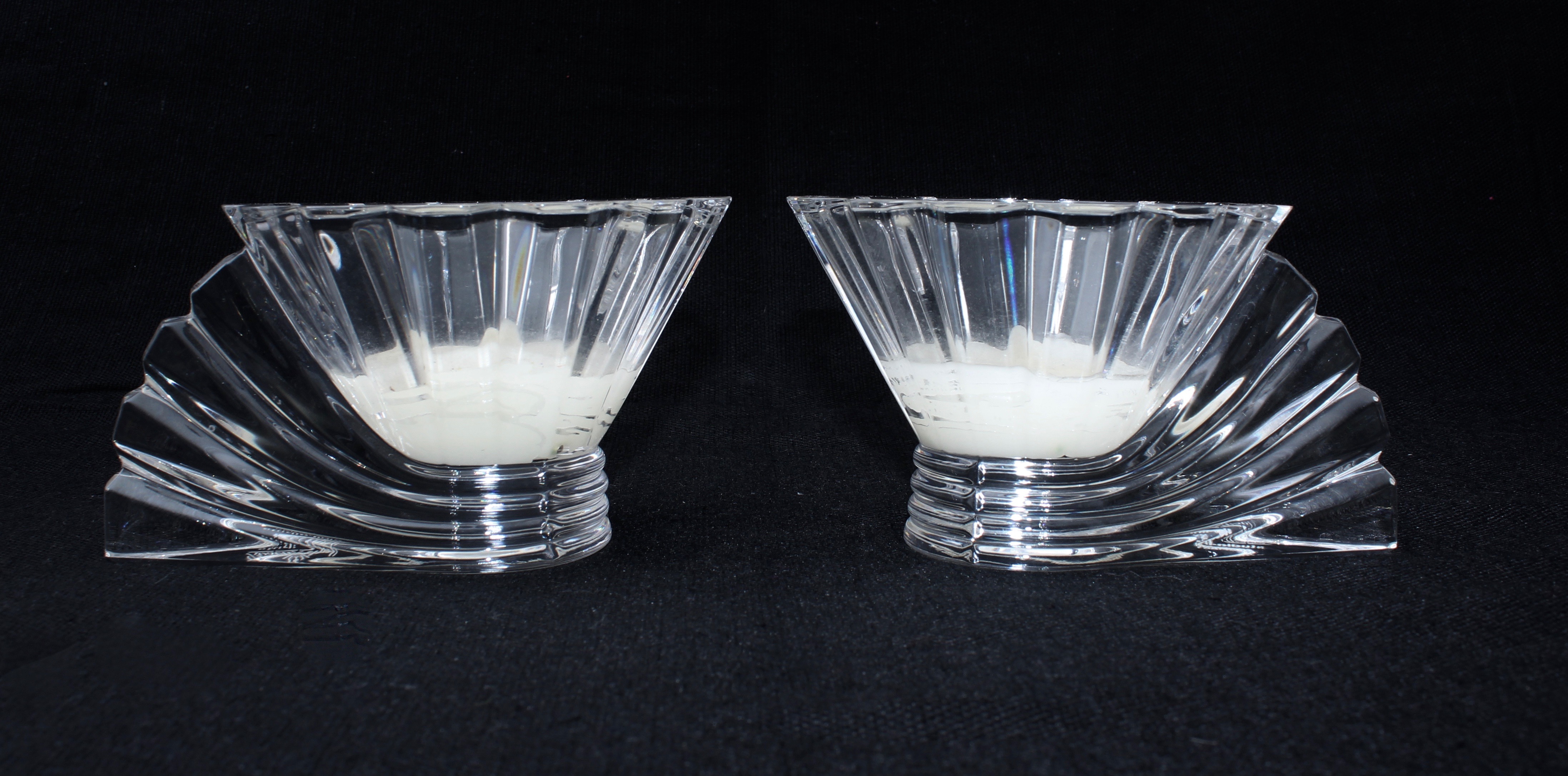 Rosenthal Crystal Paperweight and Votives