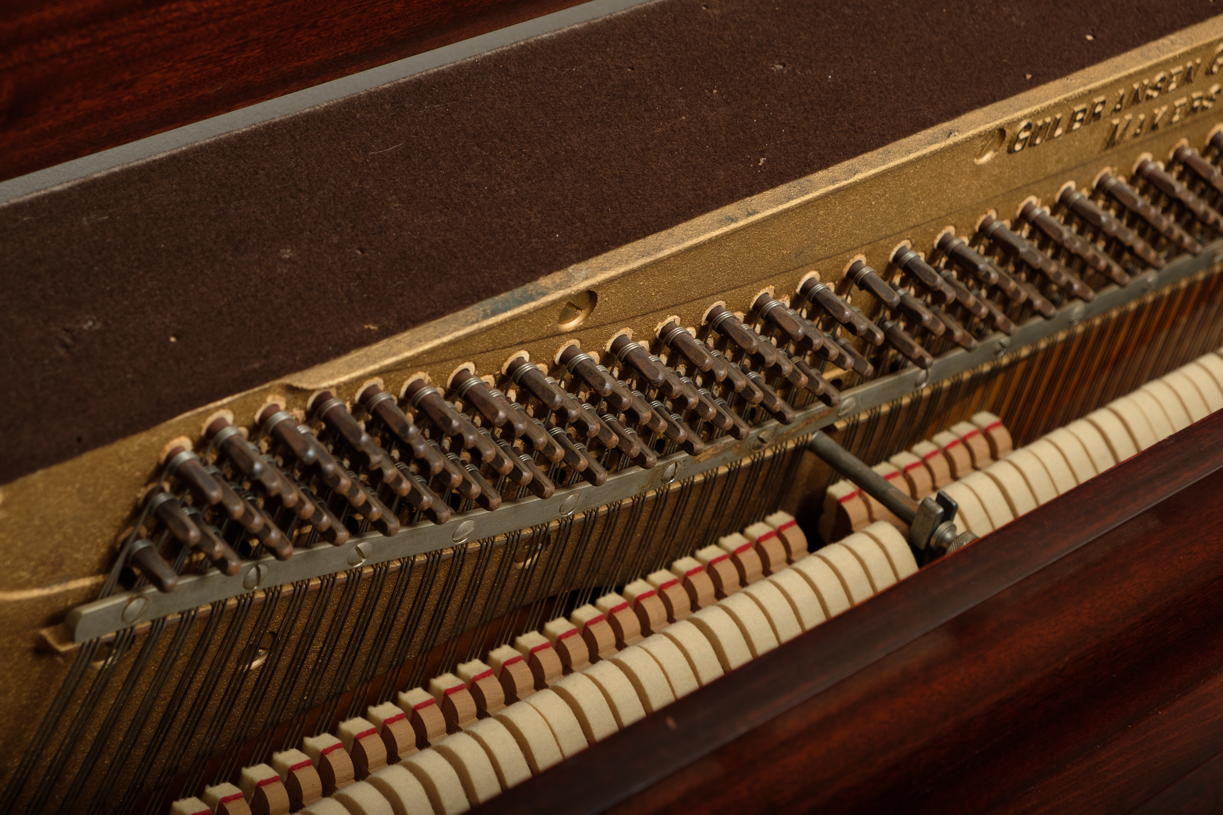 Vintage Gulbransen Spinet Piano with Bench