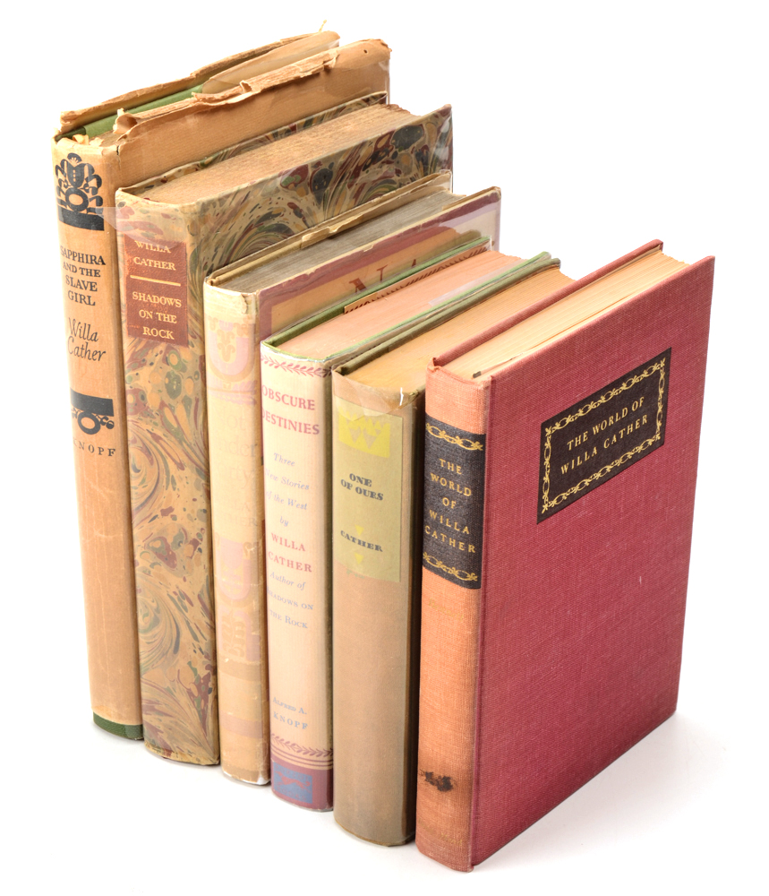Group of Signed Willa Cather First Edition Novels