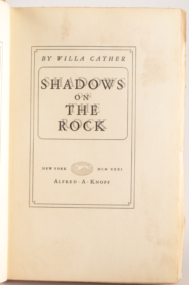 Group of Signed Willa Cather First Edition Novels