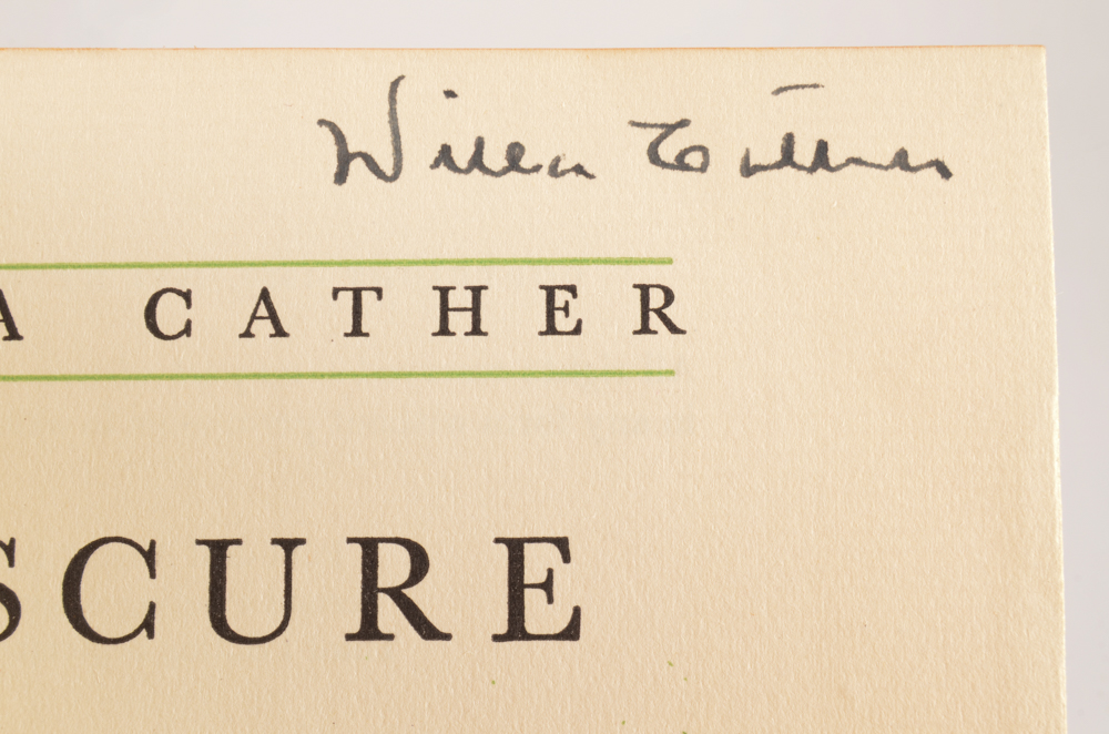 Group of Signed Willa Cather First Edition Novels