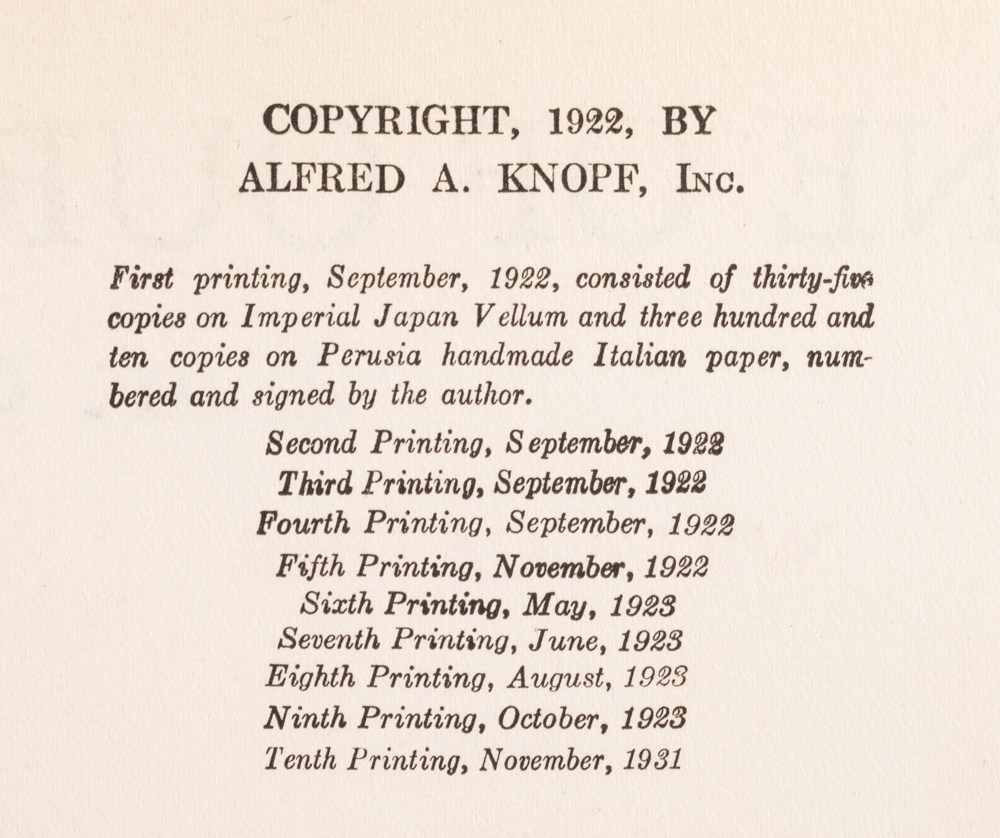 Group of Signed Willa Cather First Edition Novels