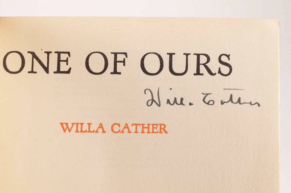 Group of Signed Willa Cather First Edition Novels