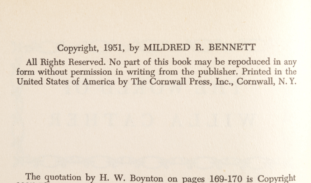 Group of Signed Willa Cather First Edition Novels