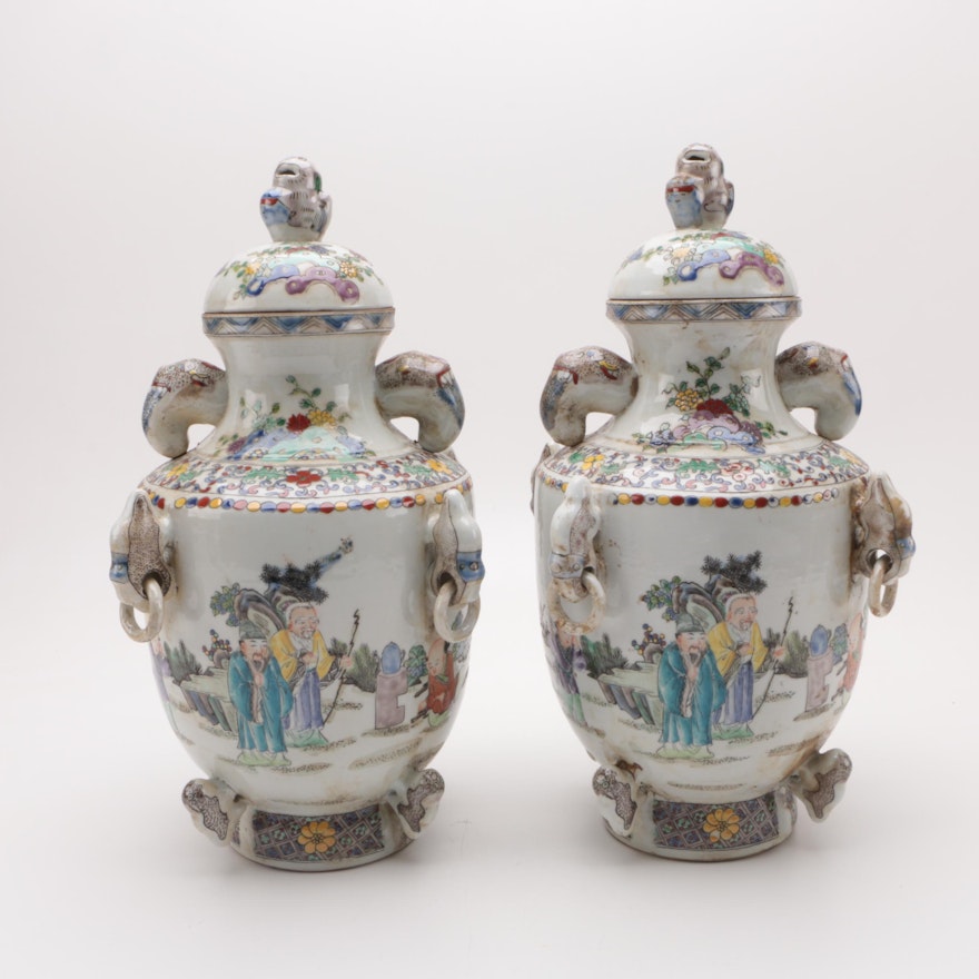 Chinese Ceramic Urns