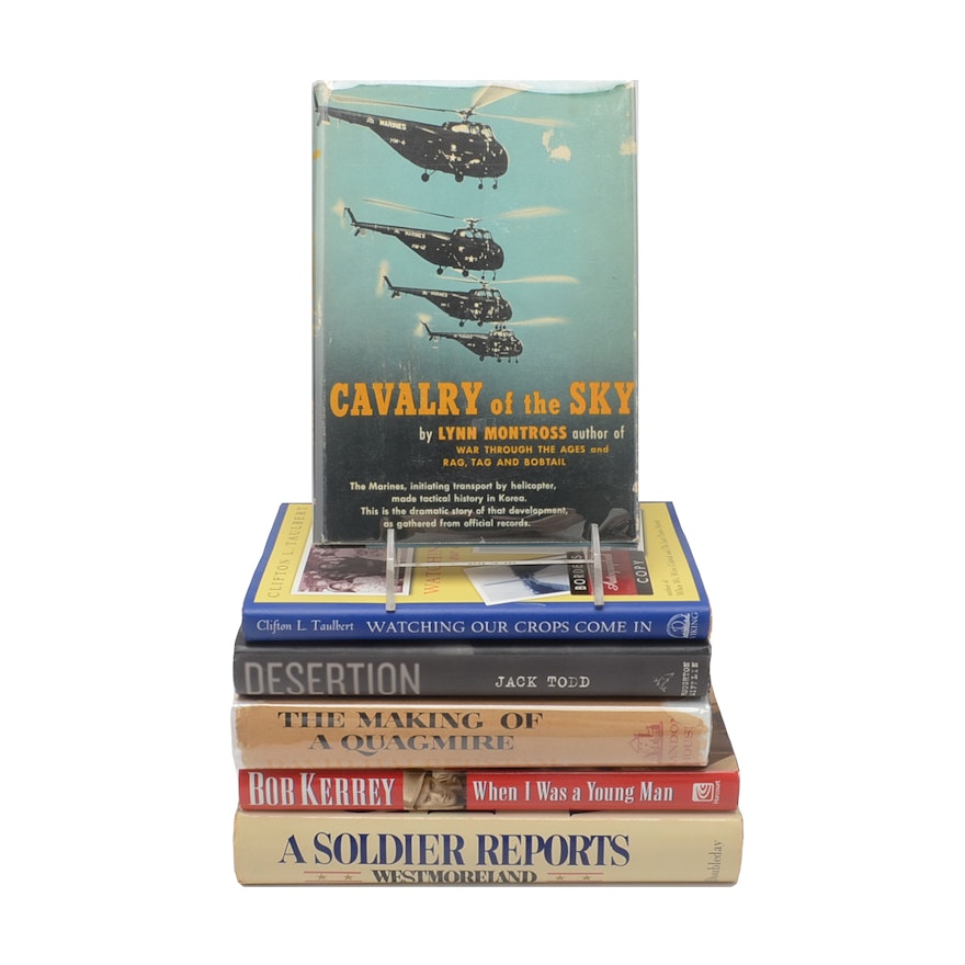 Group of Signed Vietnam War Books