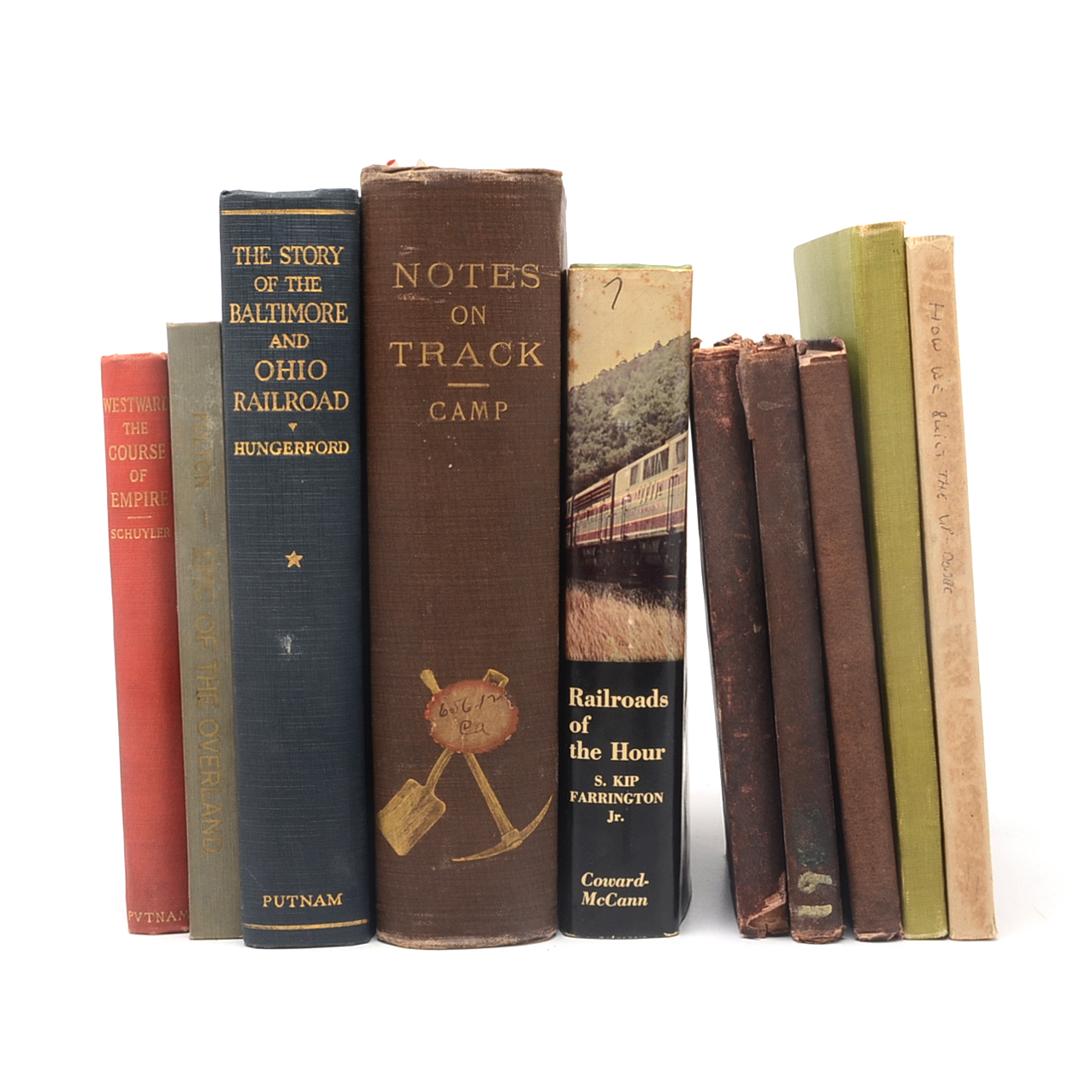 Group of Antique to Vintage Railroad Books