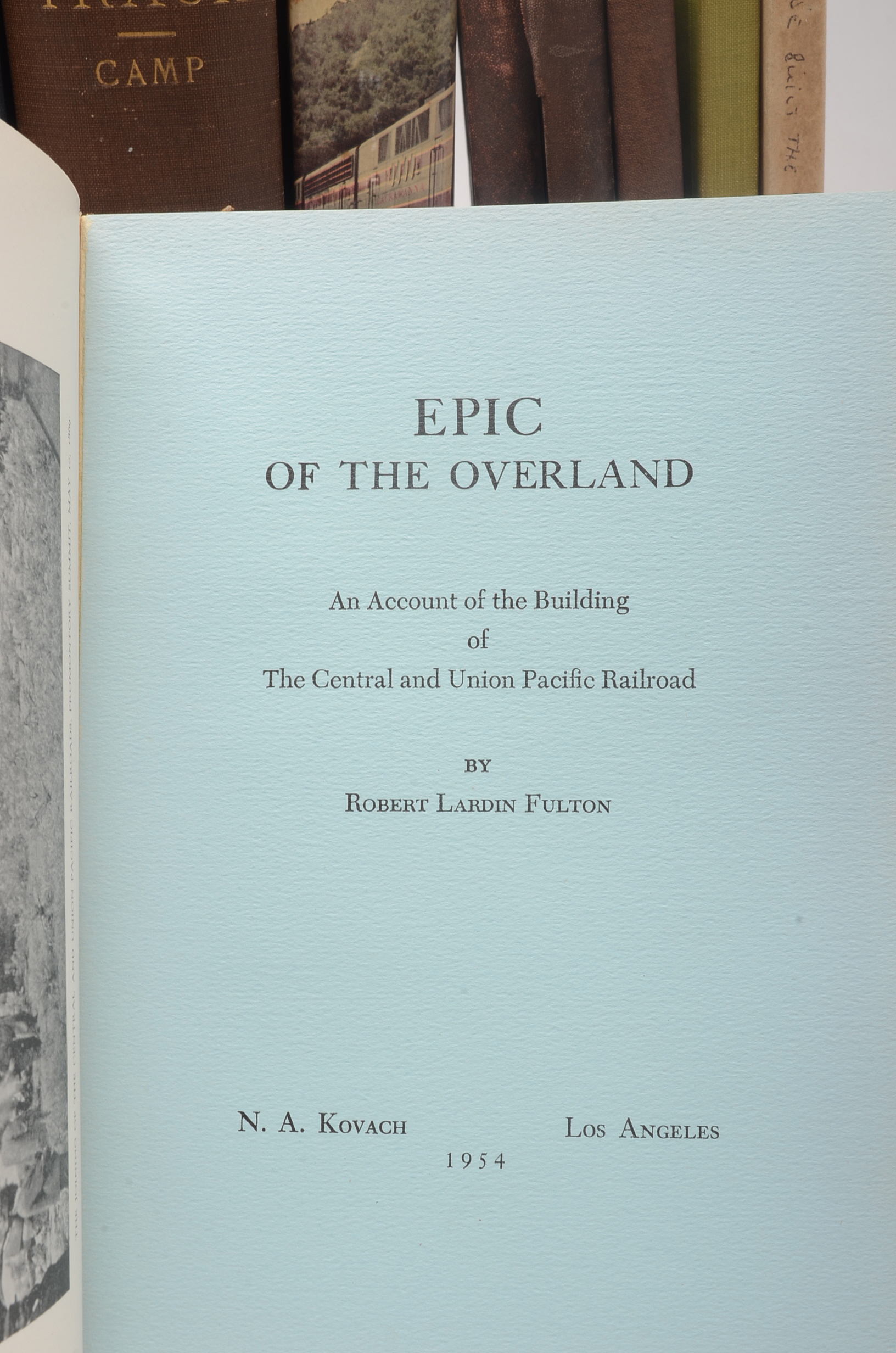 Group of Antique to Vintage Railroad Books