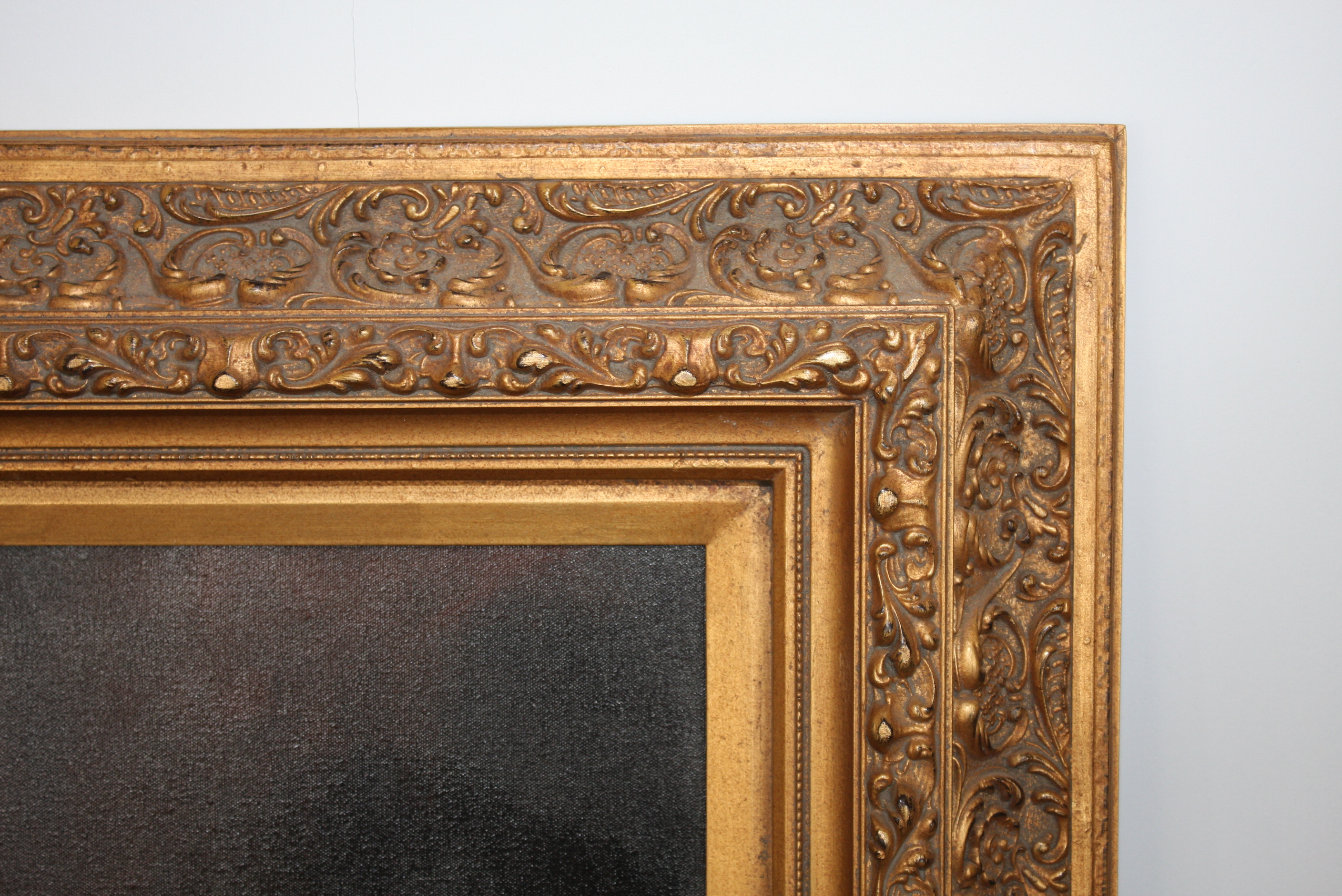 Amy Bornstein Acrylic Painting on Canvas of Woman Reaching to Pick up a Rose