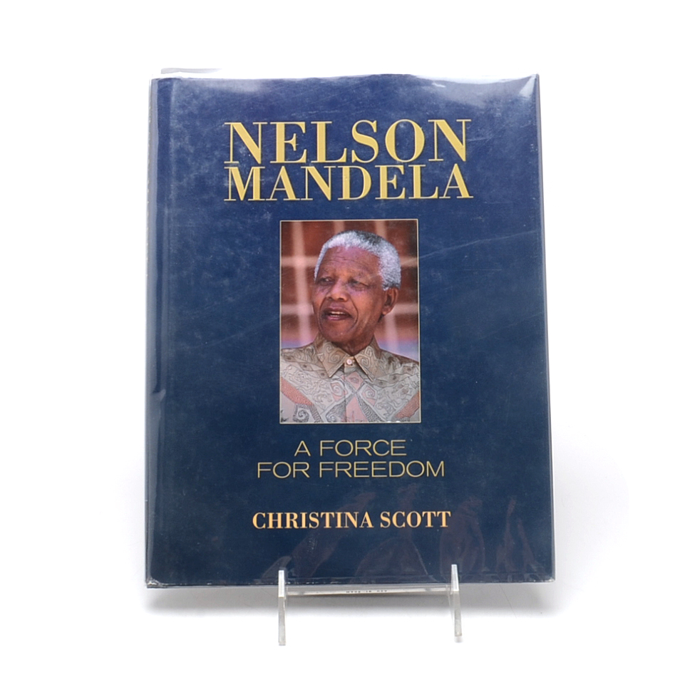 Signed Nelson Mandela "A Force for Freedom"