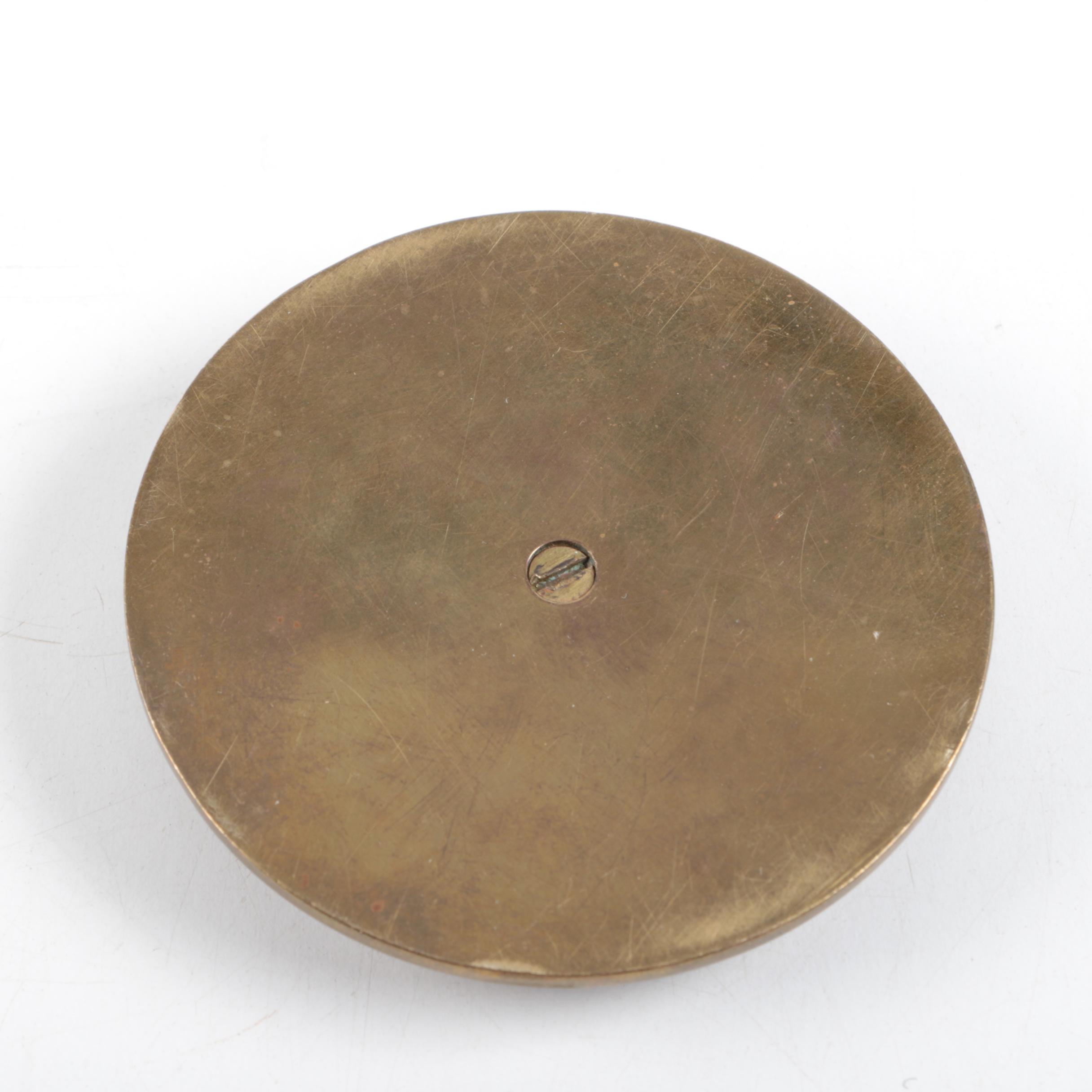 Vintage Lock, Pocket "Damp Detector," and Perpetual Calendar