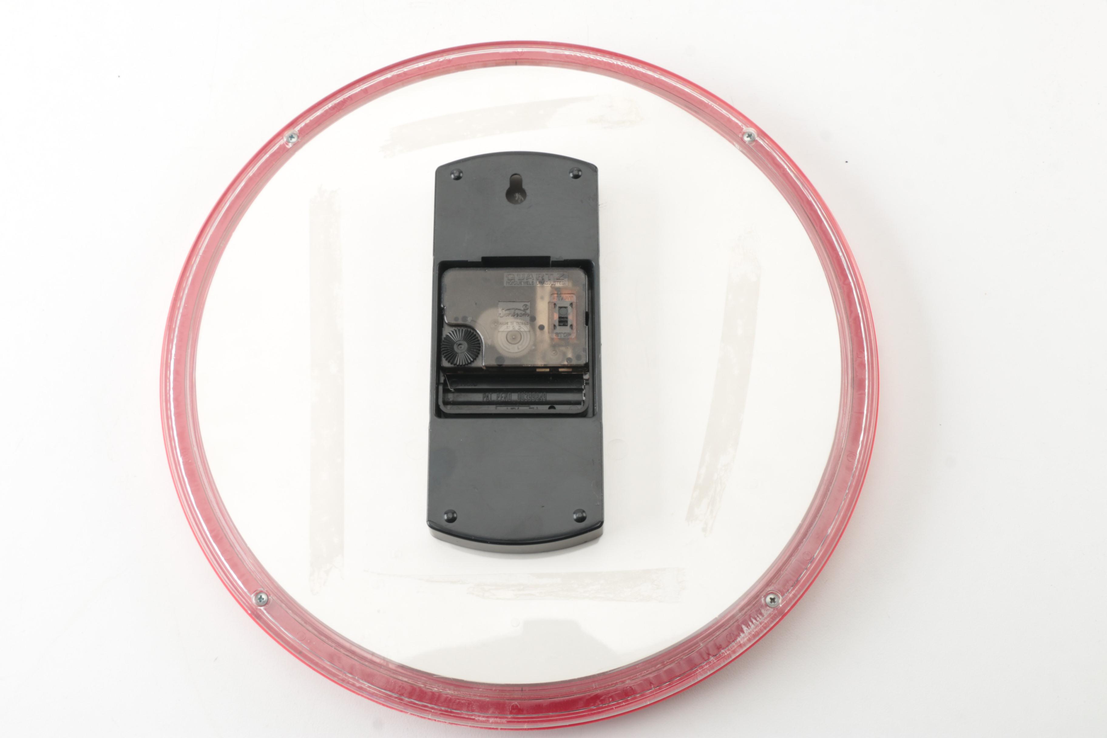 Disney Memorabilia Including Pens, Wall Clock, and More