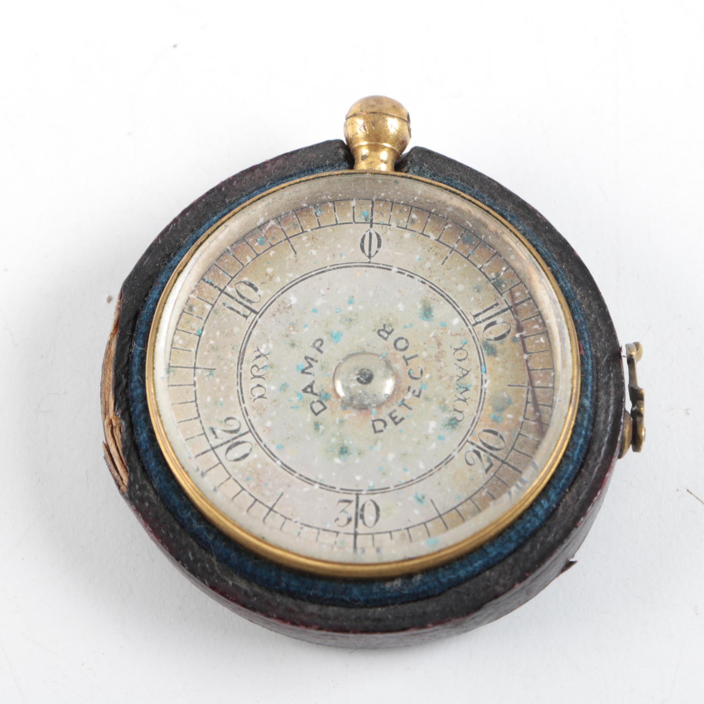 Vintage Lock, Pocket "Damp Detector," and Perpetual Calendar