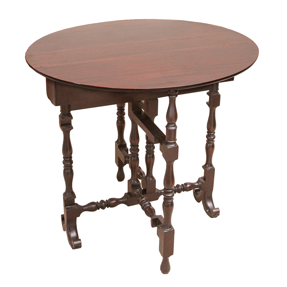 Vintage Mahogany Gate-Leg Table