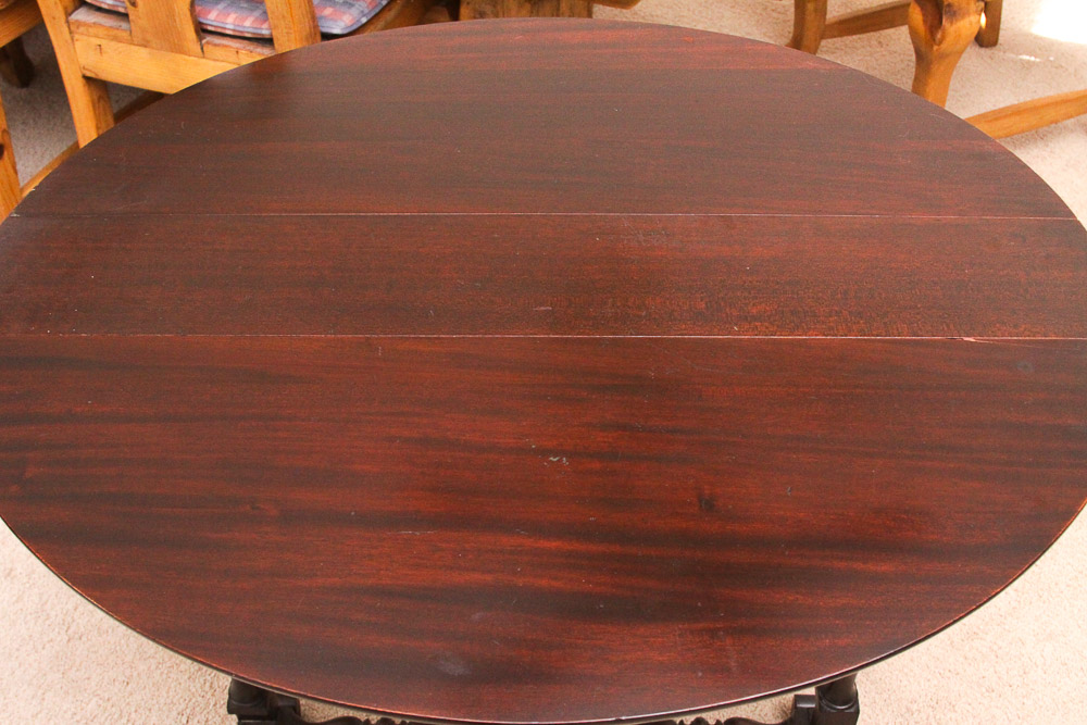 Vintage Mahogany Gate-Leg Table