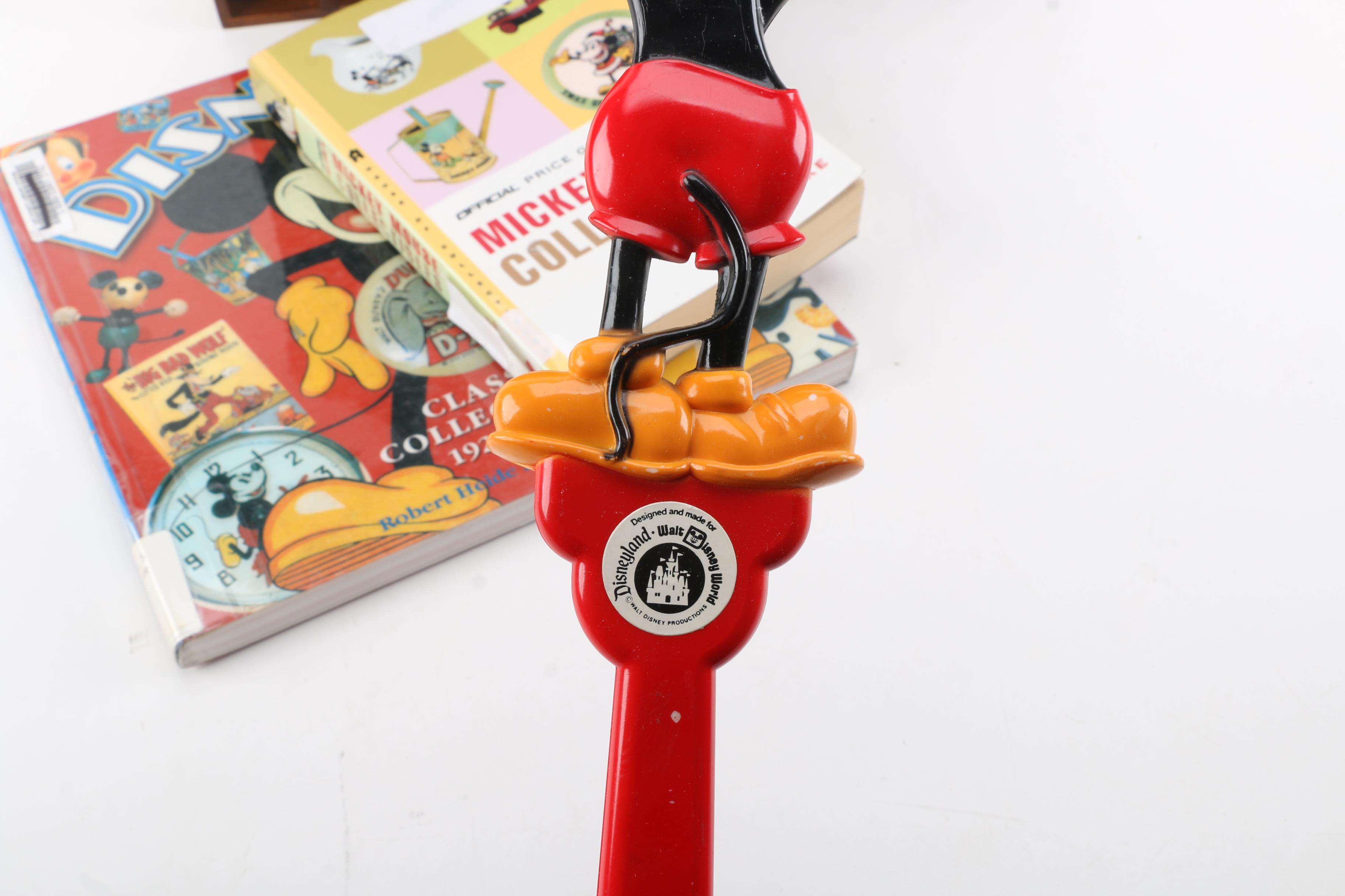 Disney Collectibles And House Shaped Display Shelf