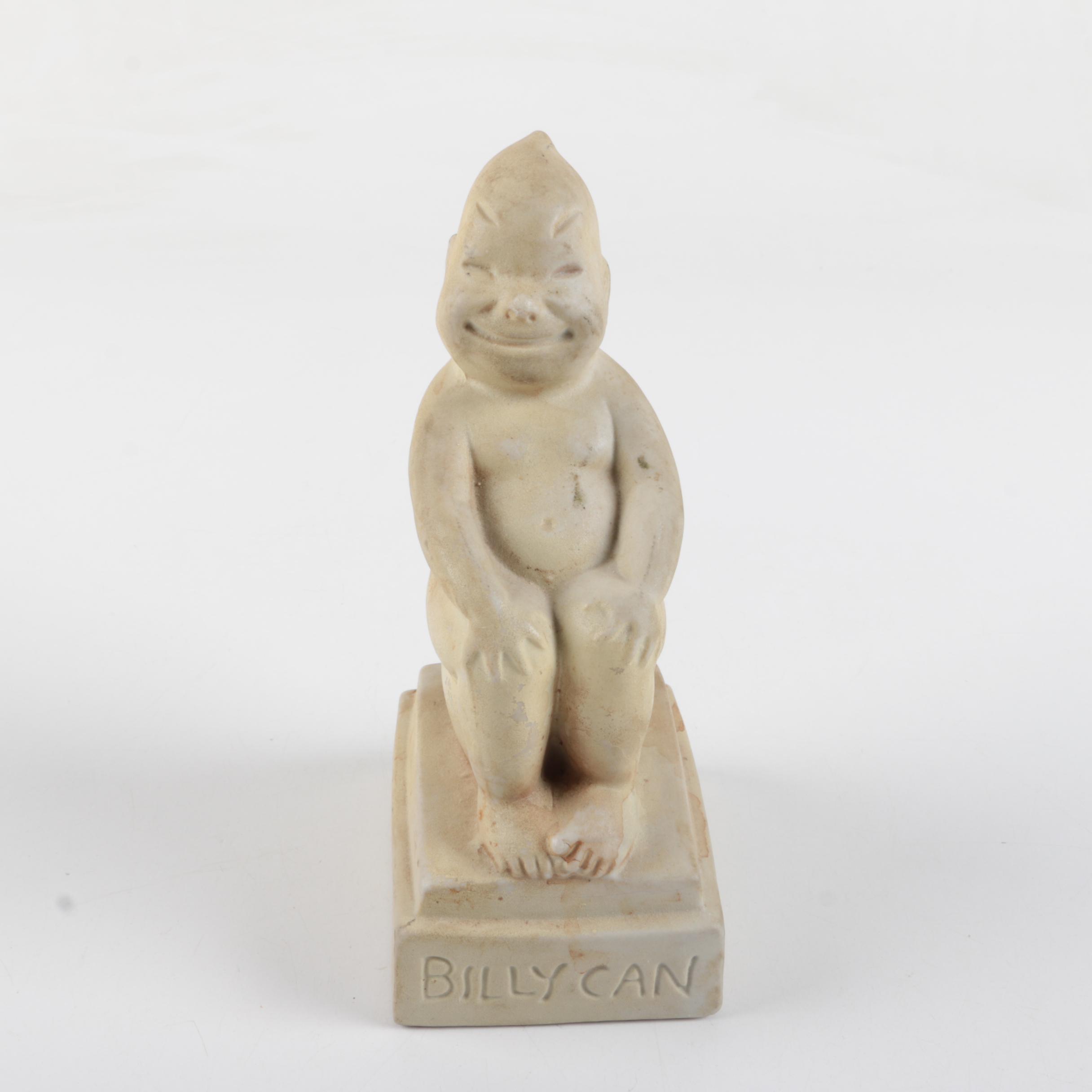 Billiken "Billy Can" and "Billy Can't" Bookends