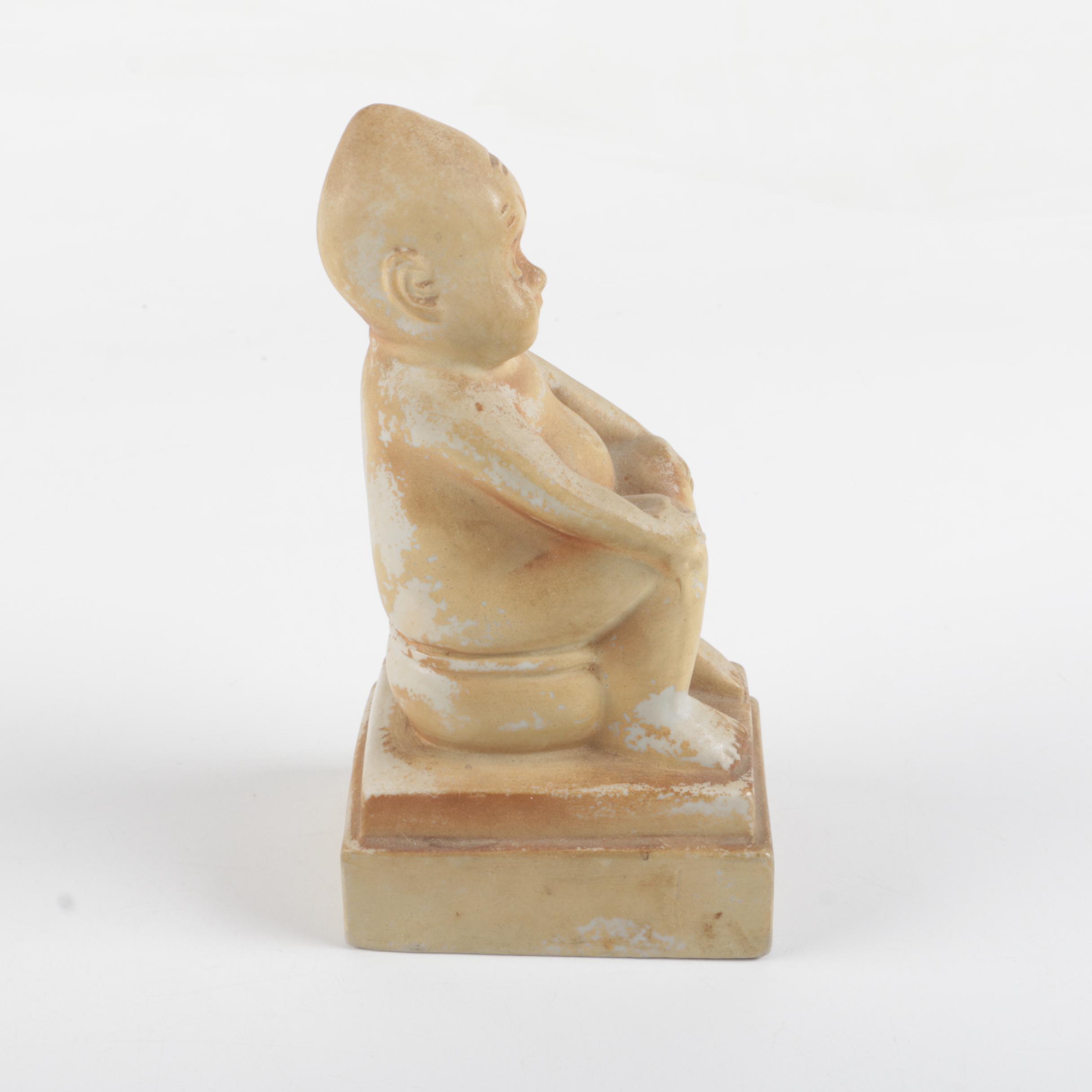 Billiken "Billy Can" and "Billy Can't" Bookends