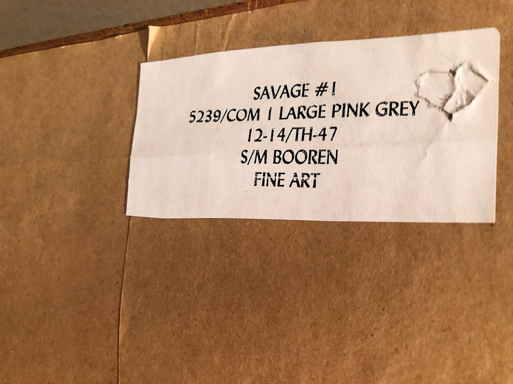 C. Ruane Abstract Mixed Media on Paper "Debut"